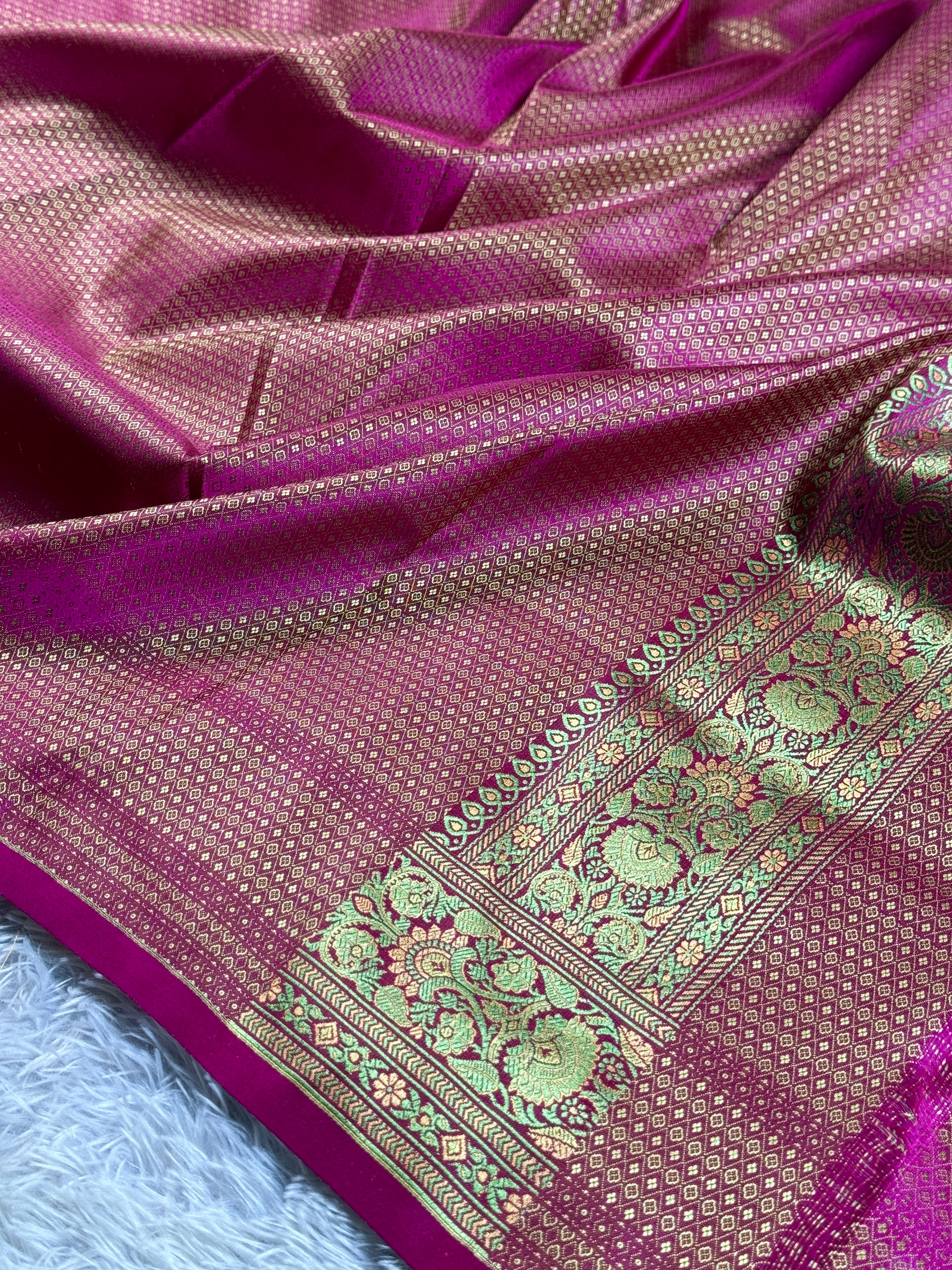 BANARASI JAMAWAR TANCHUI SILK SAREE JM001