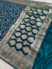 BANARASI MASHRU KATAN SILK SAREE HM536