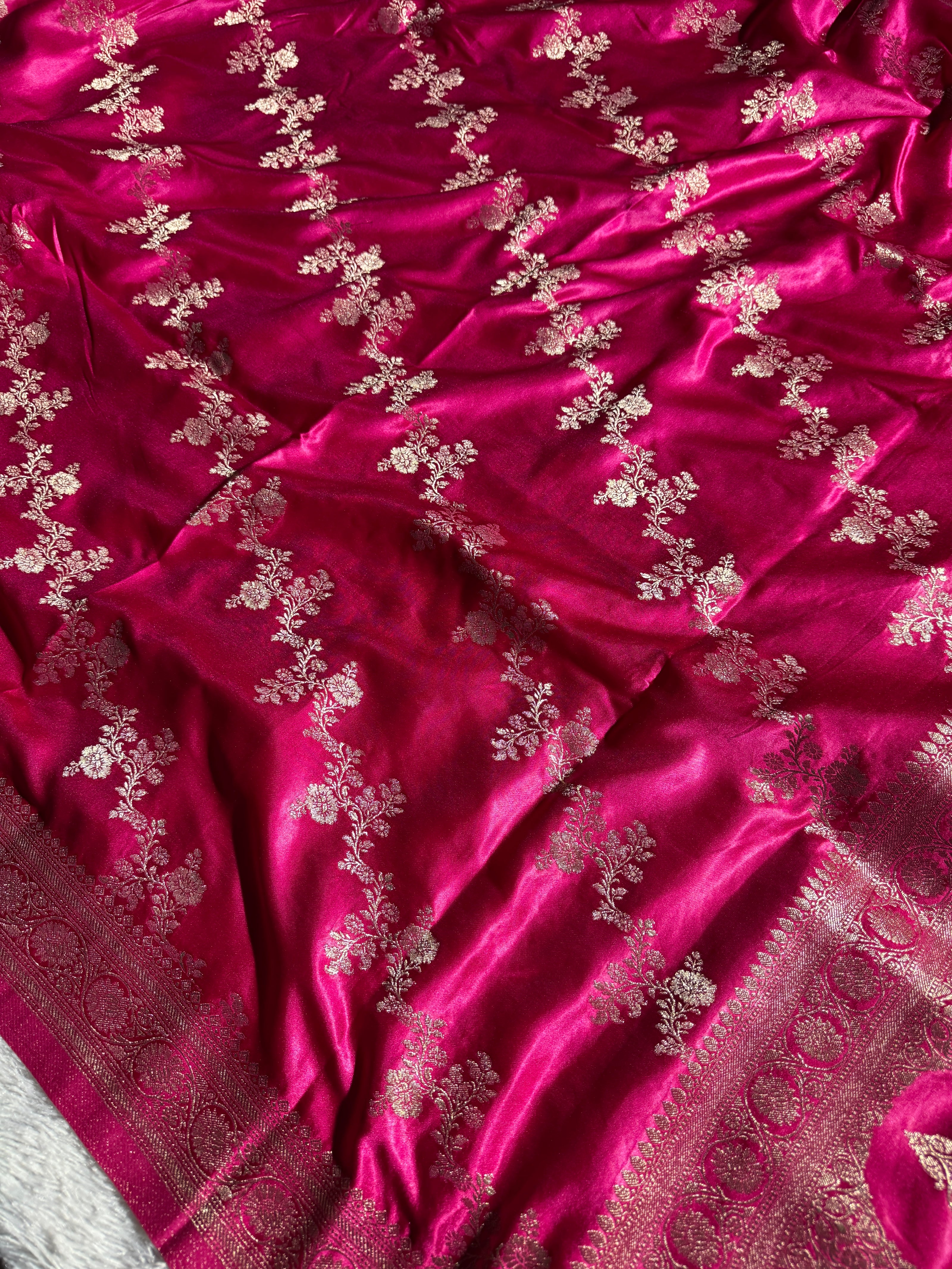 BANARASI MASHRU KATAN SILK SAREE HN144