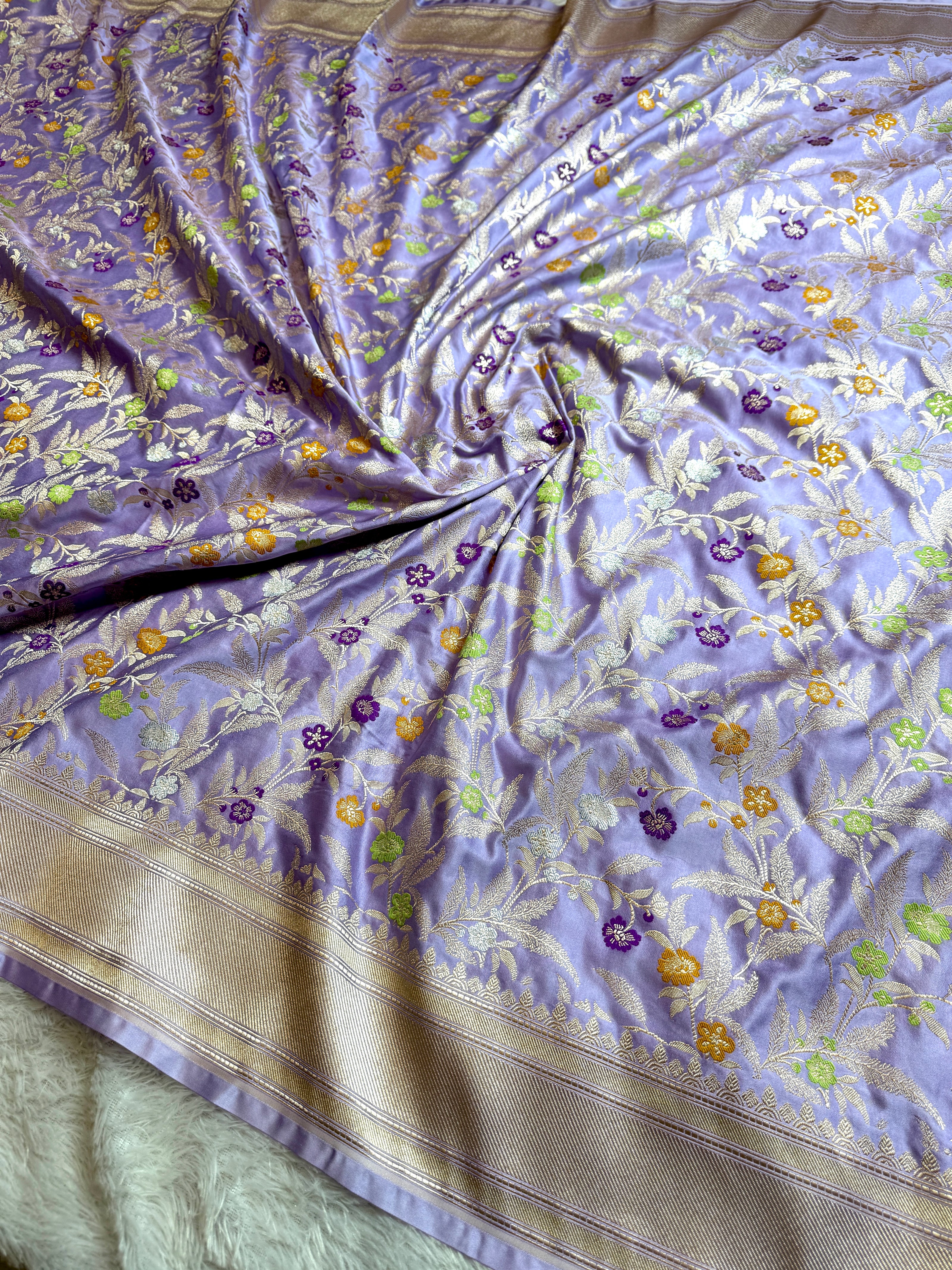 BANARASI MASHRU KATAN SILK SAREE HN119