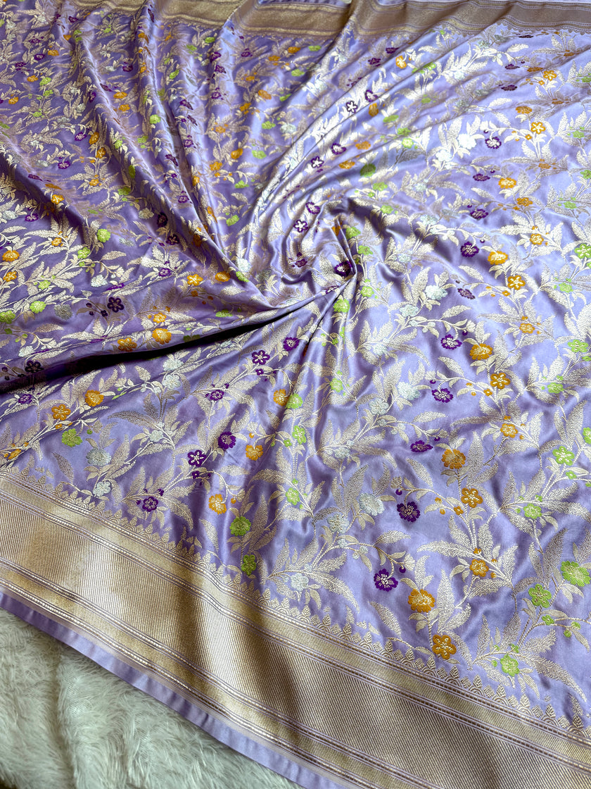 BANARASI MASHRU KATAN SILK SAREE HN119