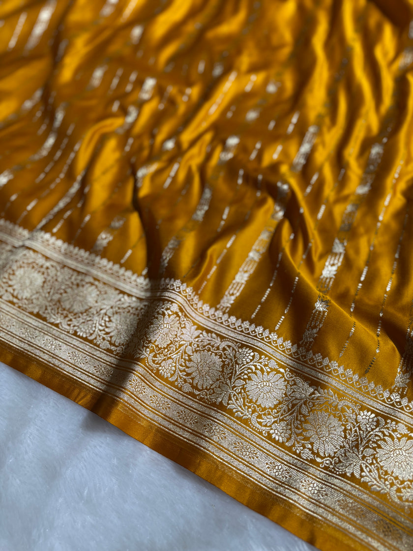 BANARASI MASHRU KATAN SILK SAREE HN517