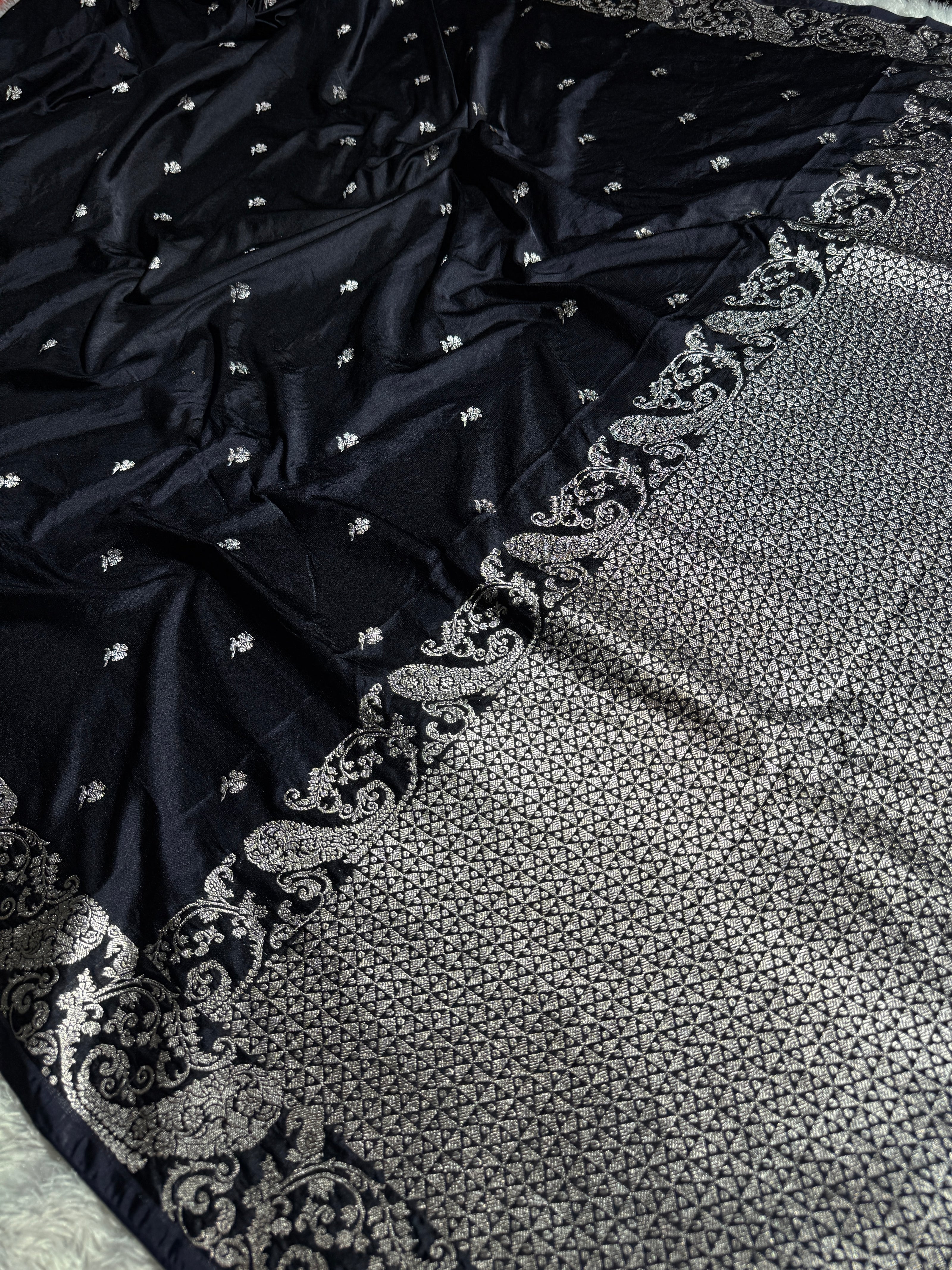 BANARASI MASHRU KATAN SILK SAREE HN123