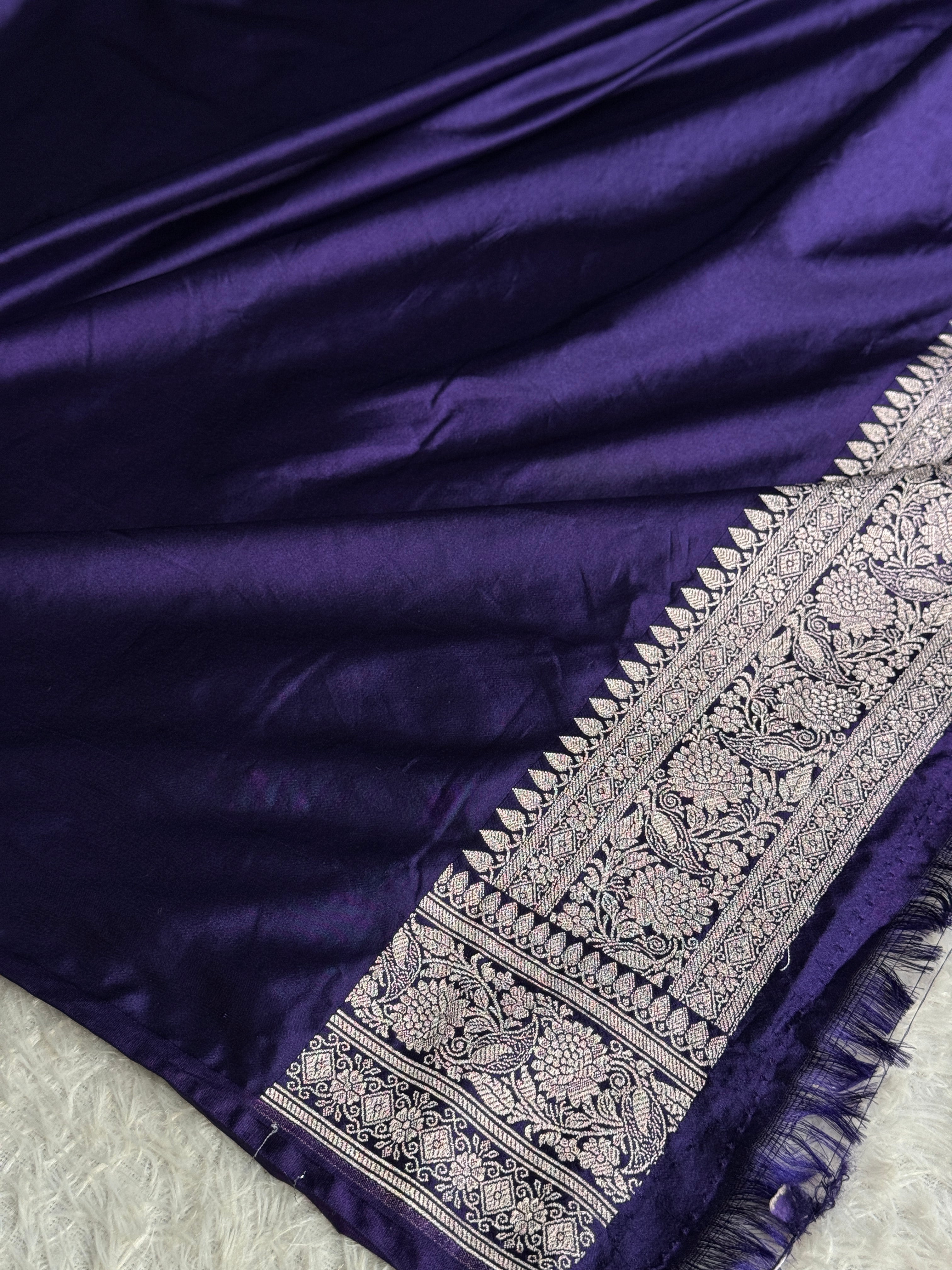 BANARASI MASHRU KATAN SILK SAREE MK066