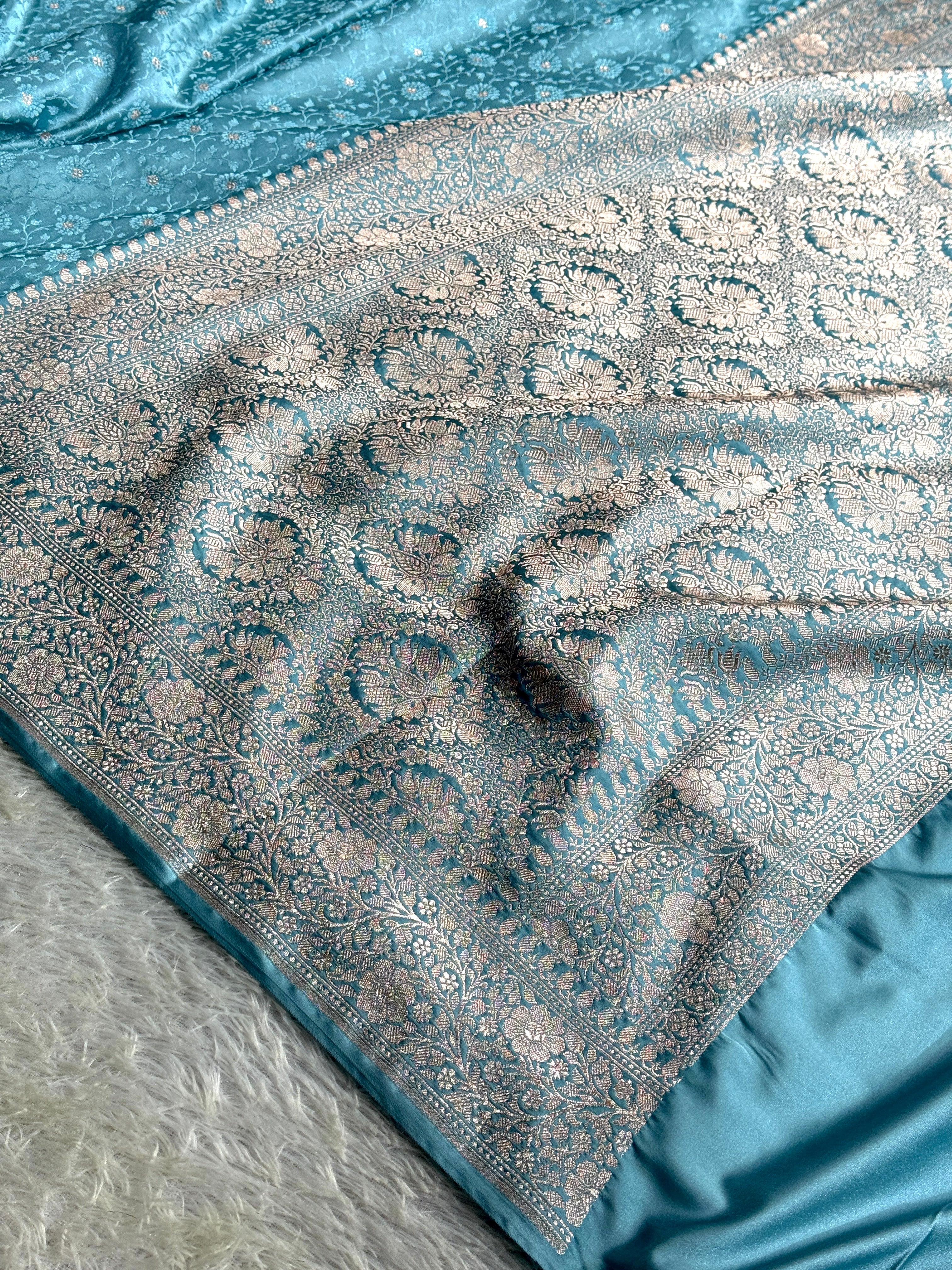 BANARASI MASHRU KATAN SILK SAREE HN820