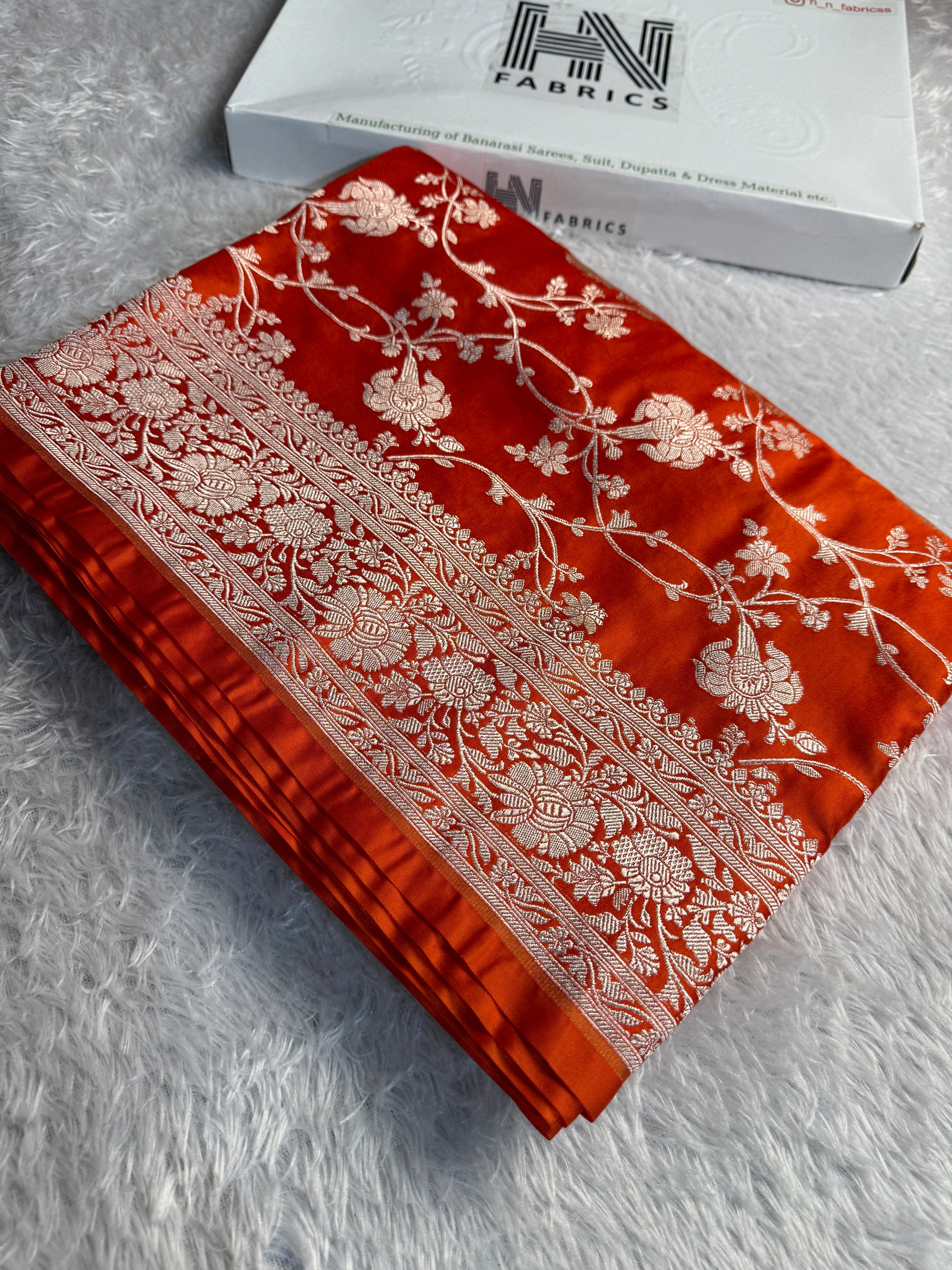 BANARASI MASHRU KATAN SILK SAREE HN551