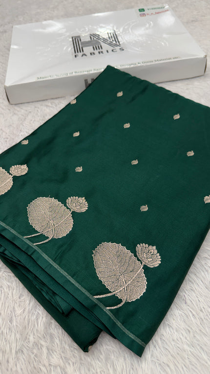 BANARASI MASHRU KATAN SILK SAREE HN202