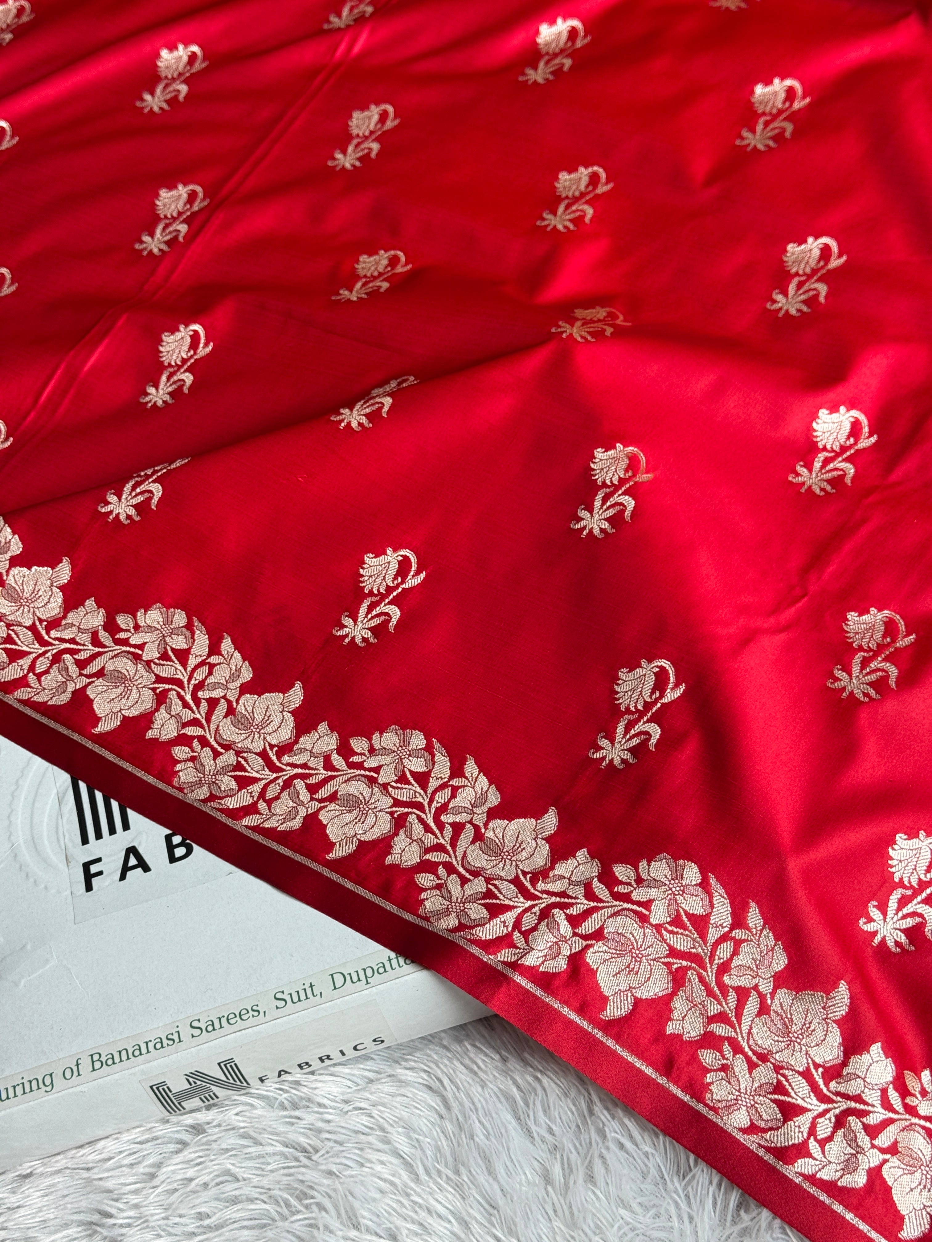 BANARASI MASHRU KATAN SILK SAREE MK005