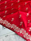 BANARASI MASHRU KATAN SILK SAREE MK005