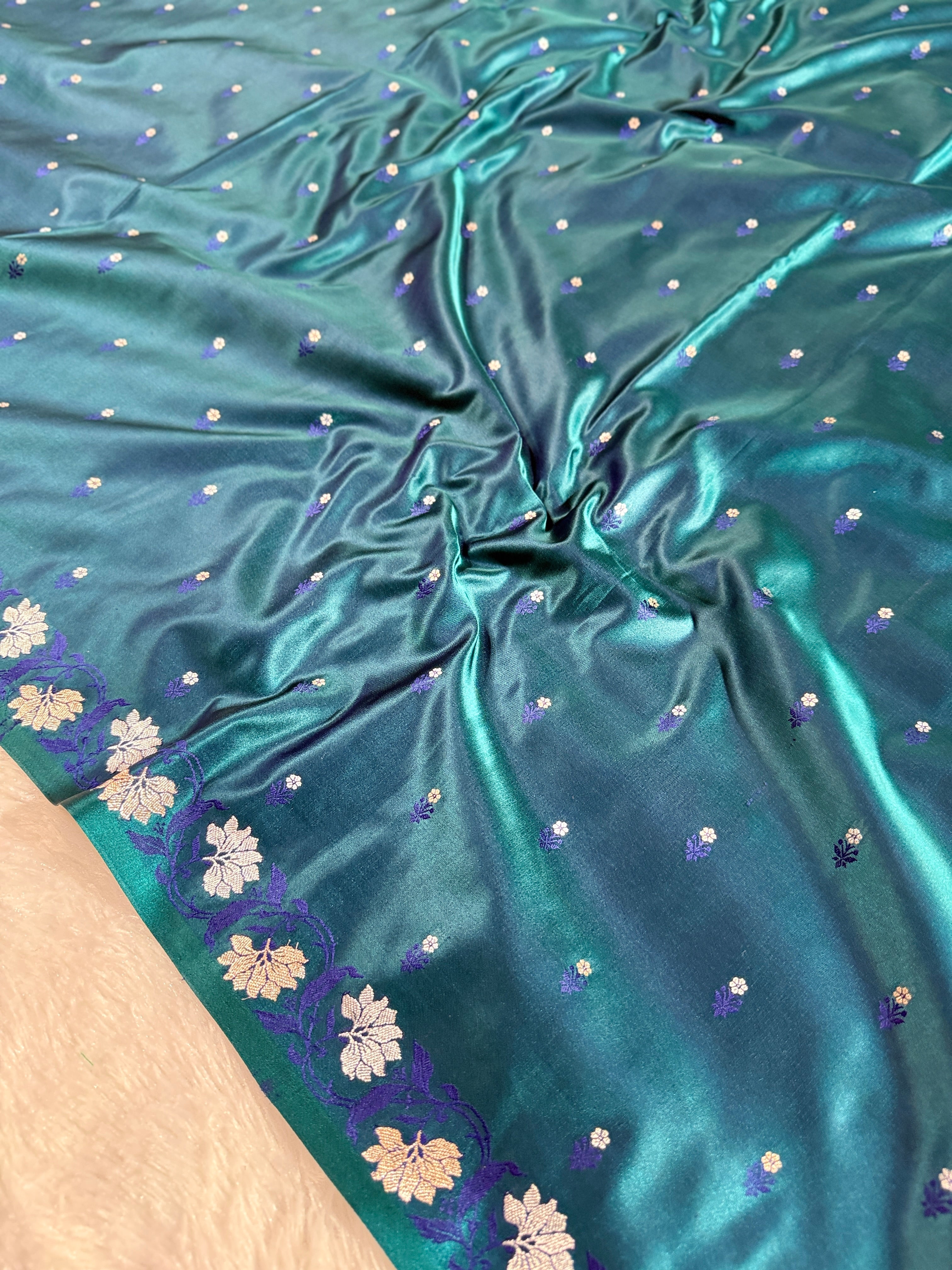 BANARASI MASHRU KATAN SILK SAREE HN541