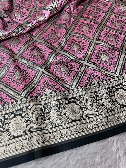 Banarasi Mashru Katan Silk Saree Tanchui Design HN111