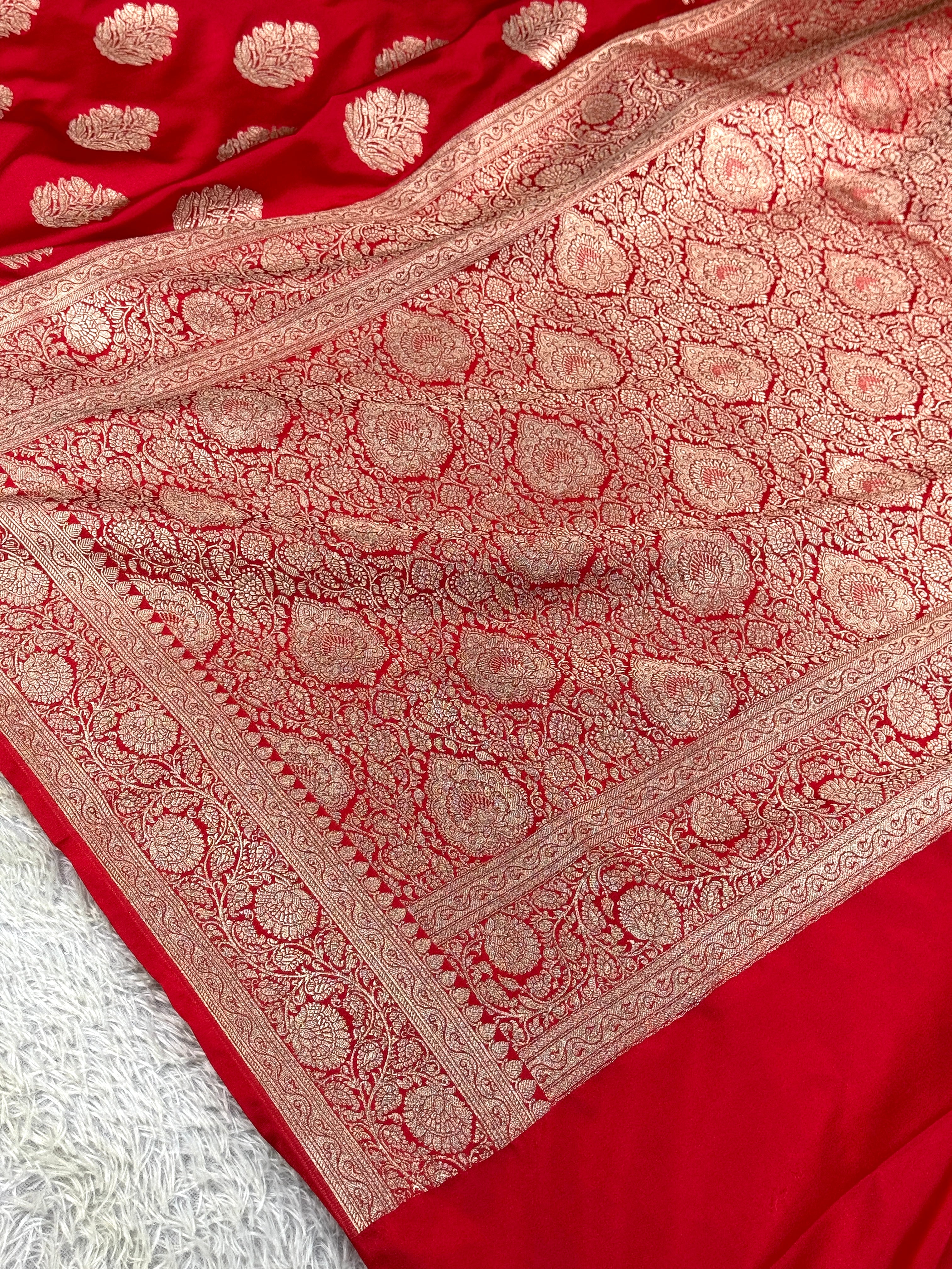 BANARASI MASHRU KATAN SILK SAREE HN920