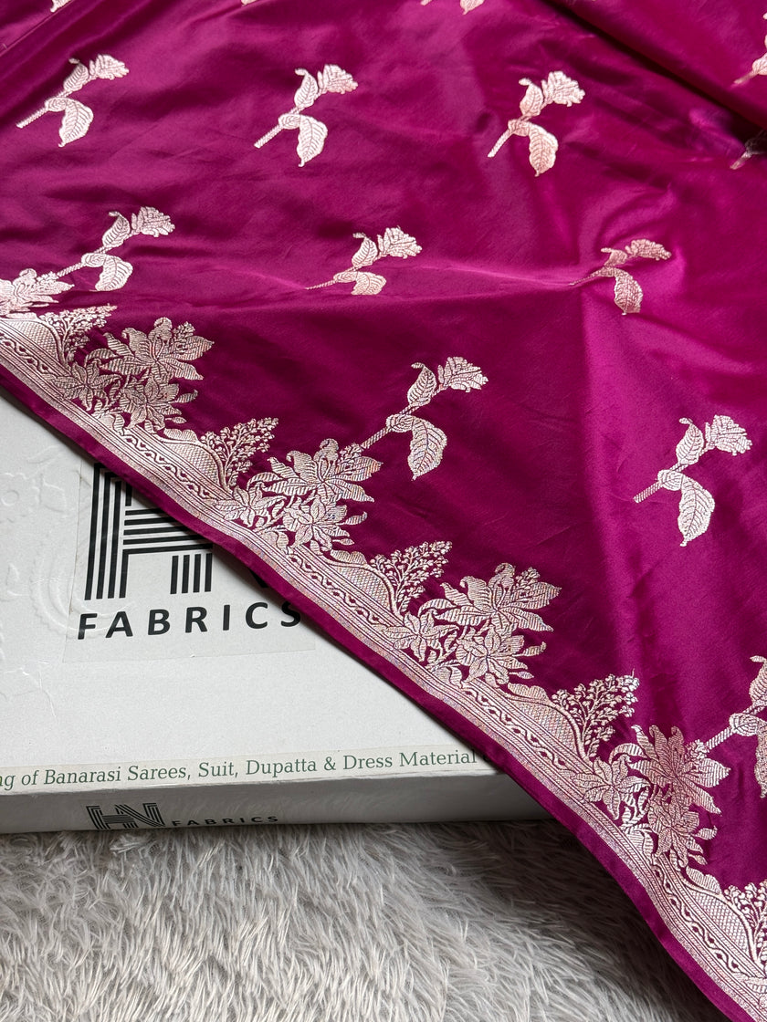 BANARASI MASHRU KATAN SILK SAREE MK010