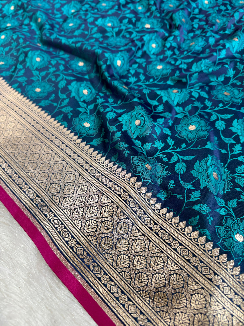 BANARASI MASHRU KATAN SILK SAREE HN531