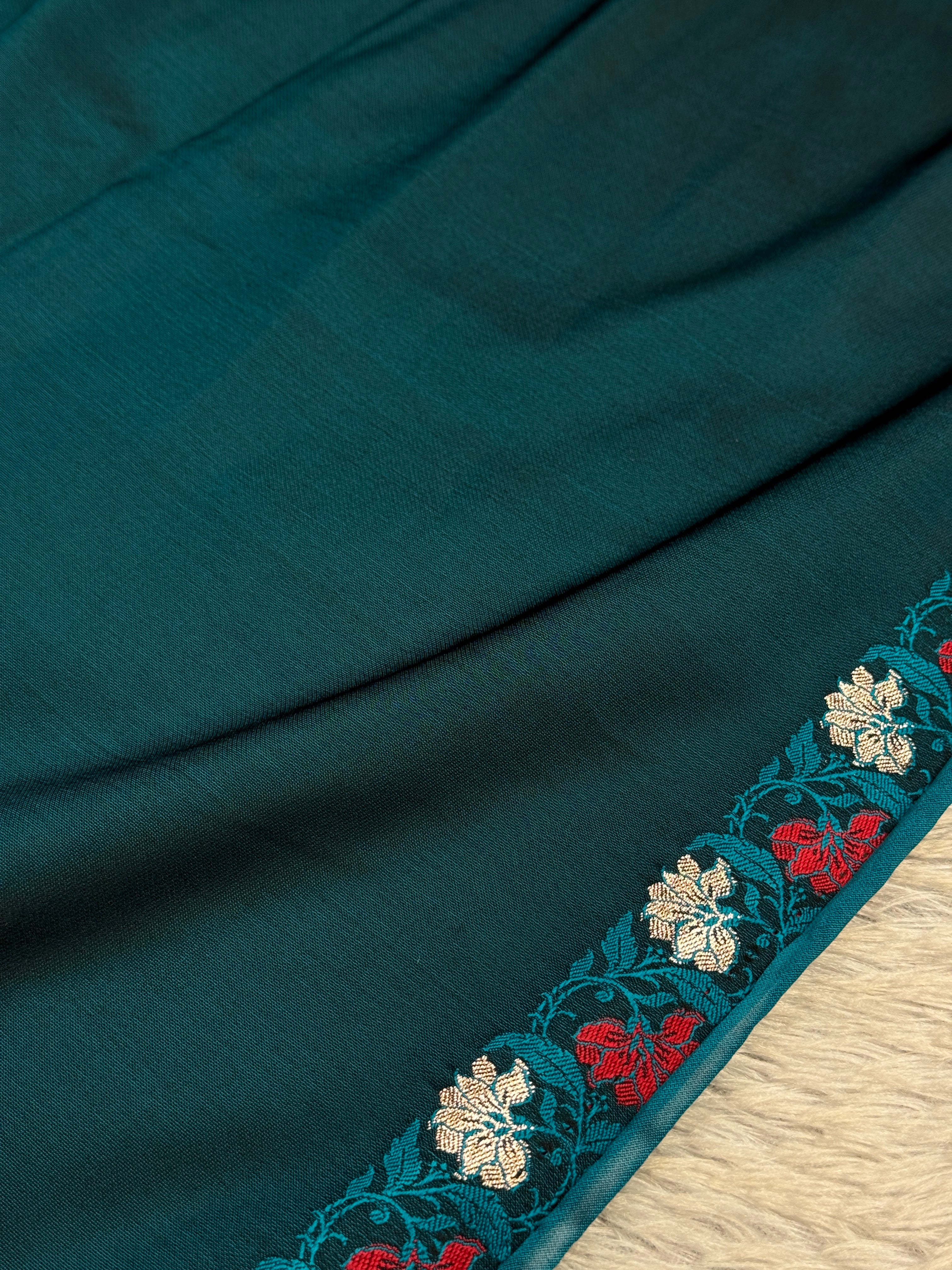 BANARASI MASHRU KATAN SILK SAREE HN541