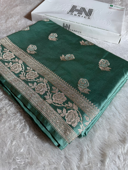 BANARASI MASHRU KATAN SILK SAREE HN507