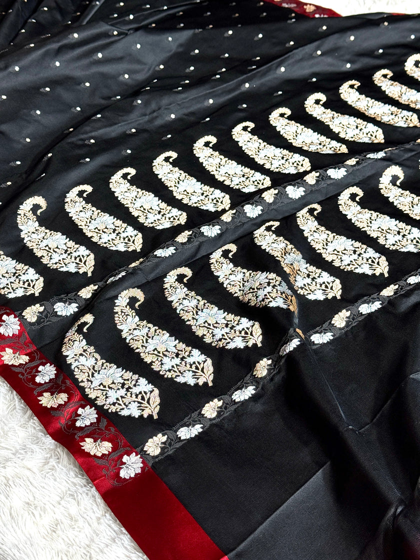 BANARASI MASHRU KATAN SILK SAREE HN541
