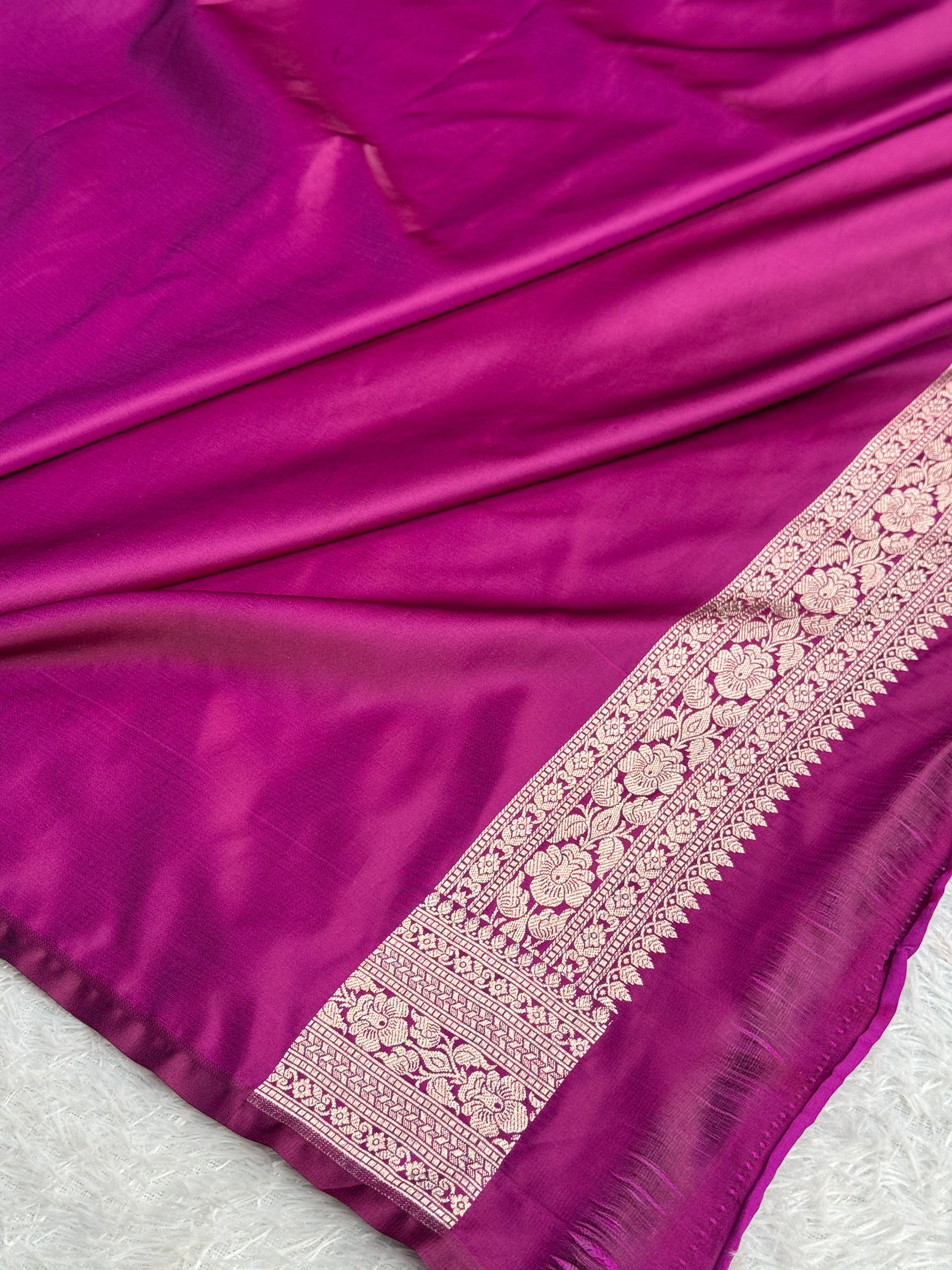 BANARASI MASHRU KATAN SILK SAREE MK55