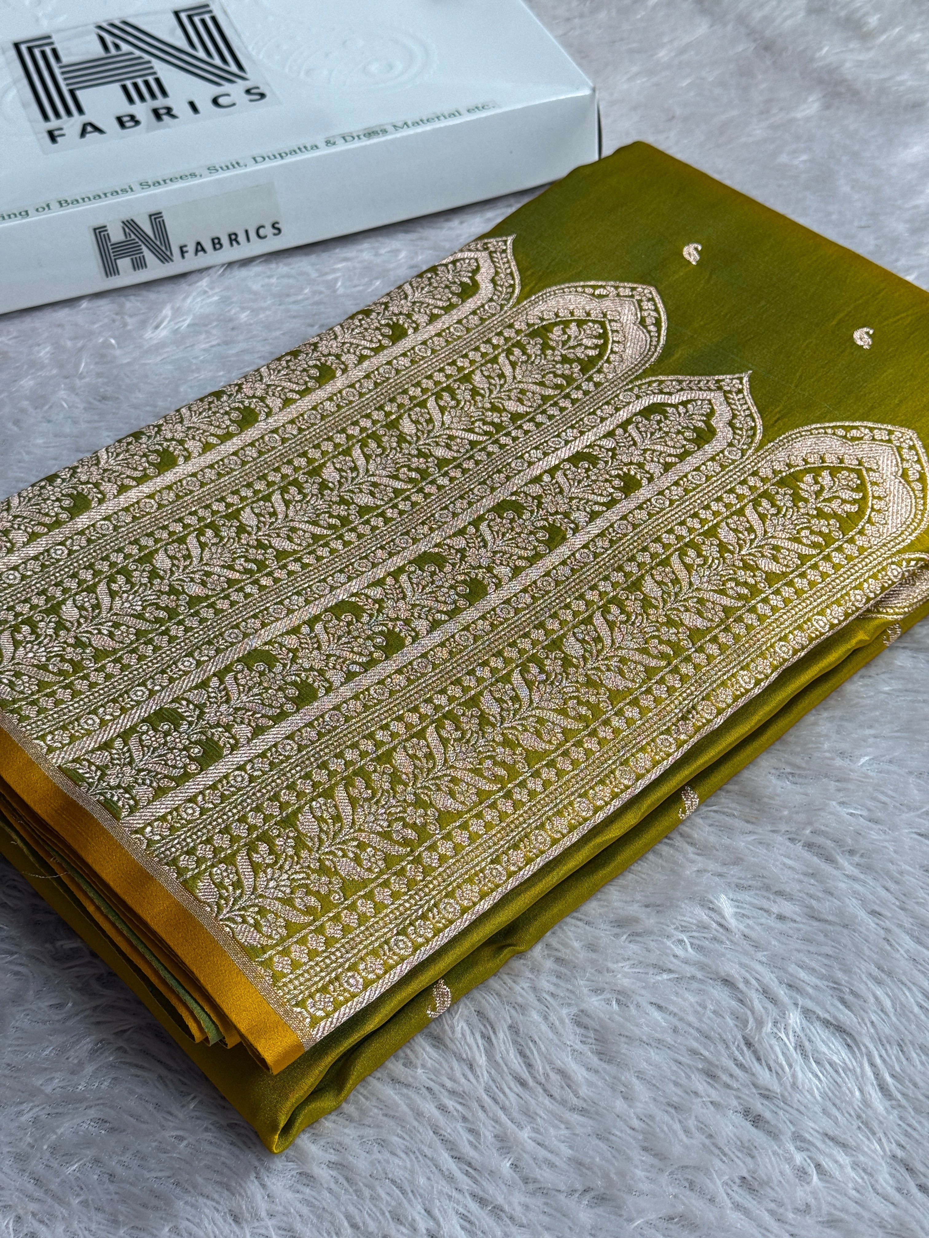 BANARASI MASHRU KATAN SILK SAREE HN102