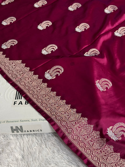 BANARASI MASHRU KATAN SILK SAREE MK042