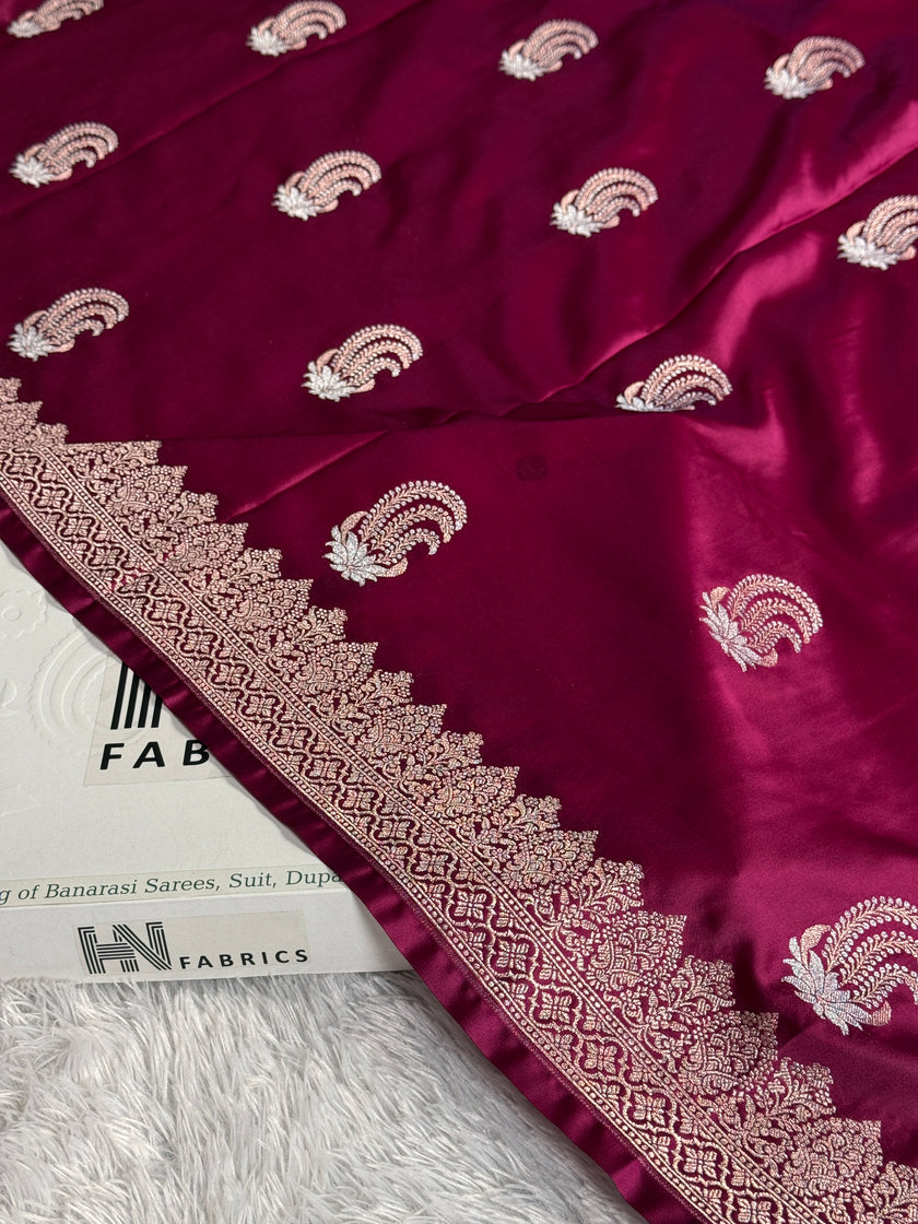 BANARASI MASHRU KATAN SILK SAREE MK042