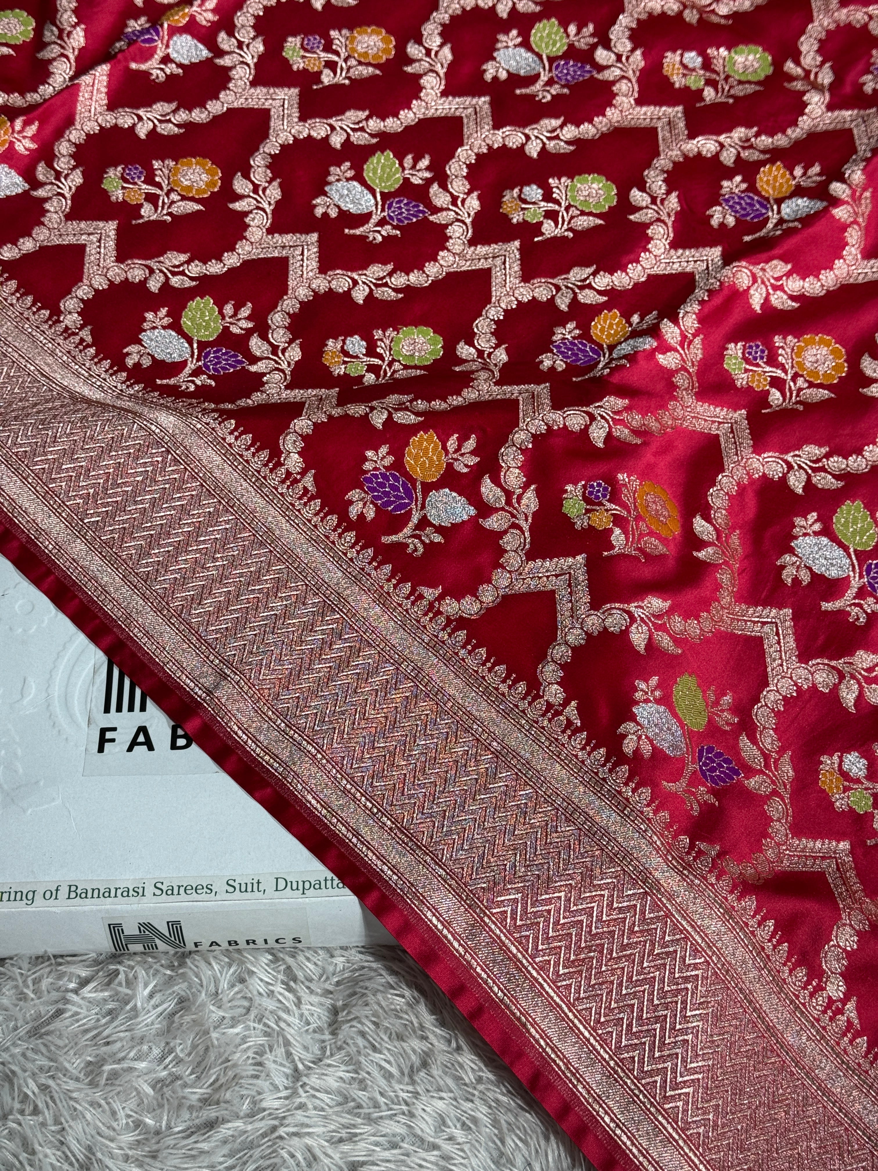 BANARASI MASHRU KATAN SILK SAREE MK024