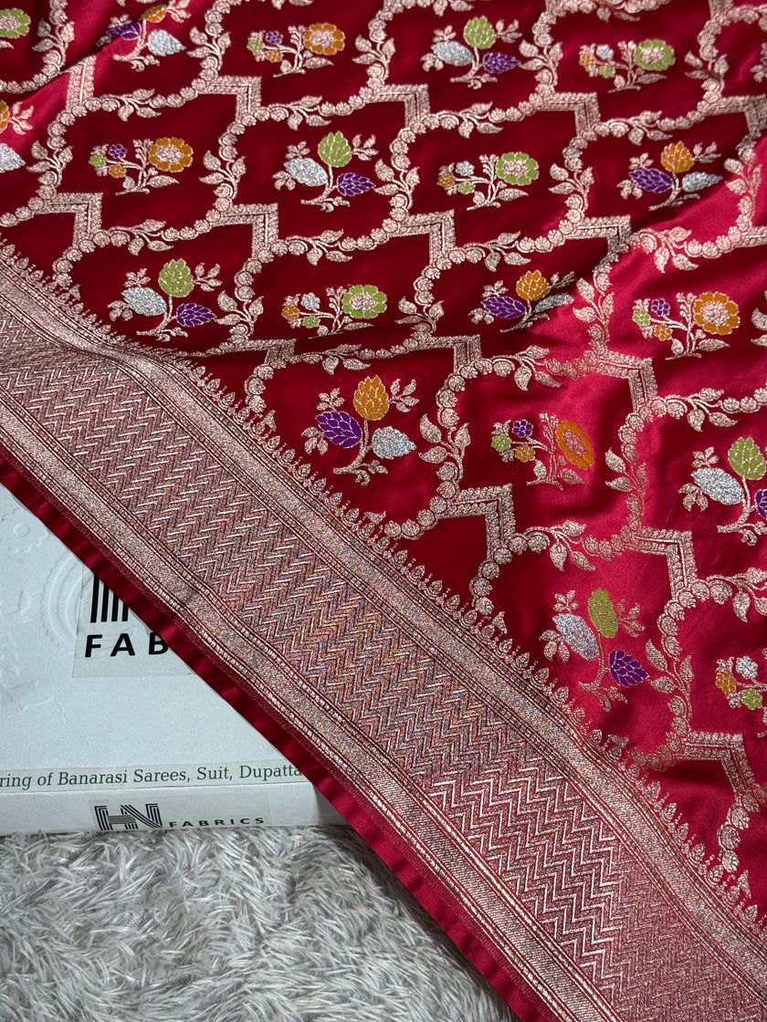 BANARASI MASHRU KATAN SILK SAREE MK024