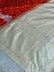 BANARASI MASHRU KATAN SILK SAREE MK045