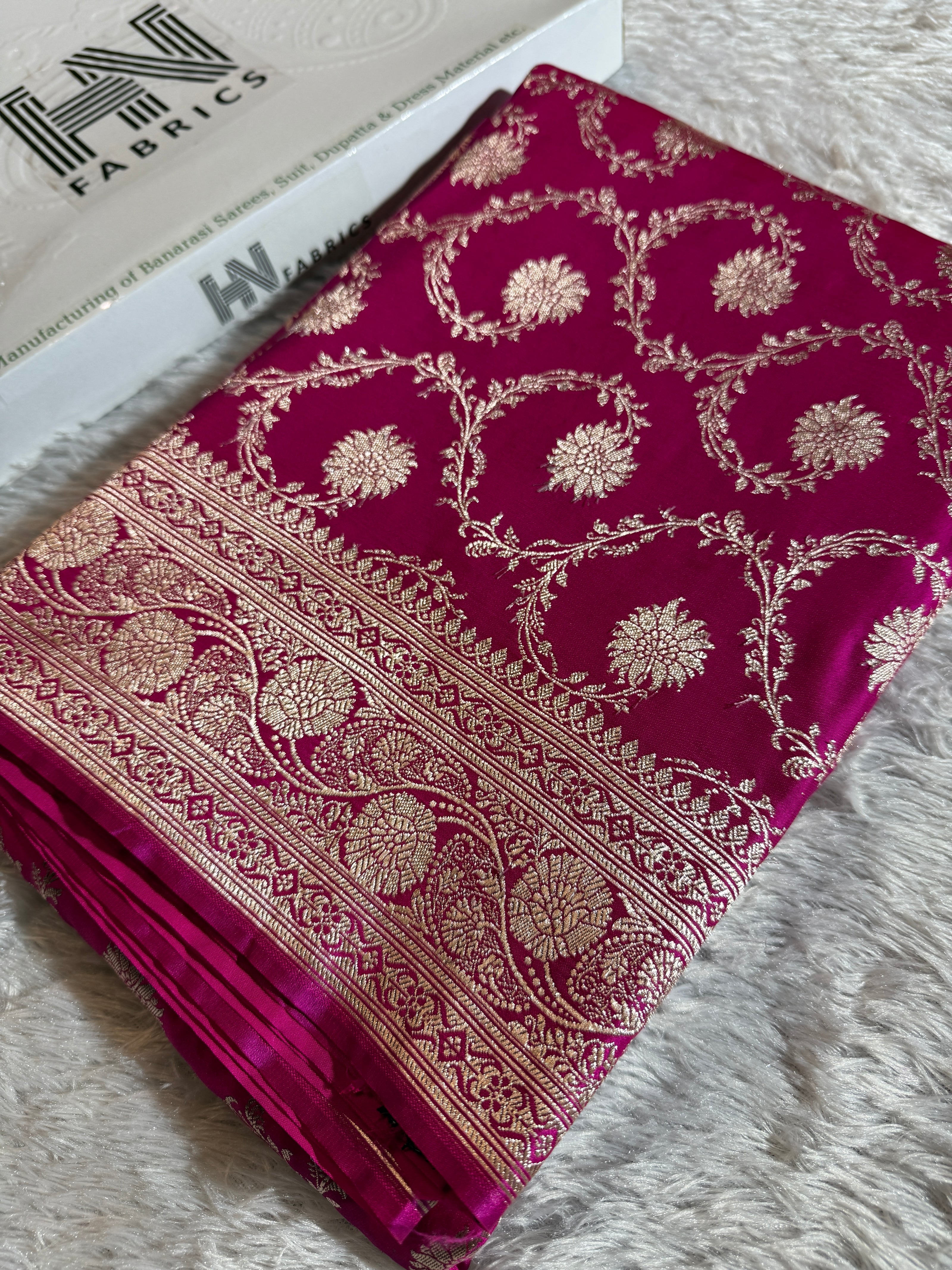 BANARASI MASHRU KATAN SILK SAREE HN506