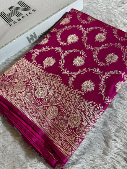 BANARASI MASHRU KATAN SILK SAREE HN506