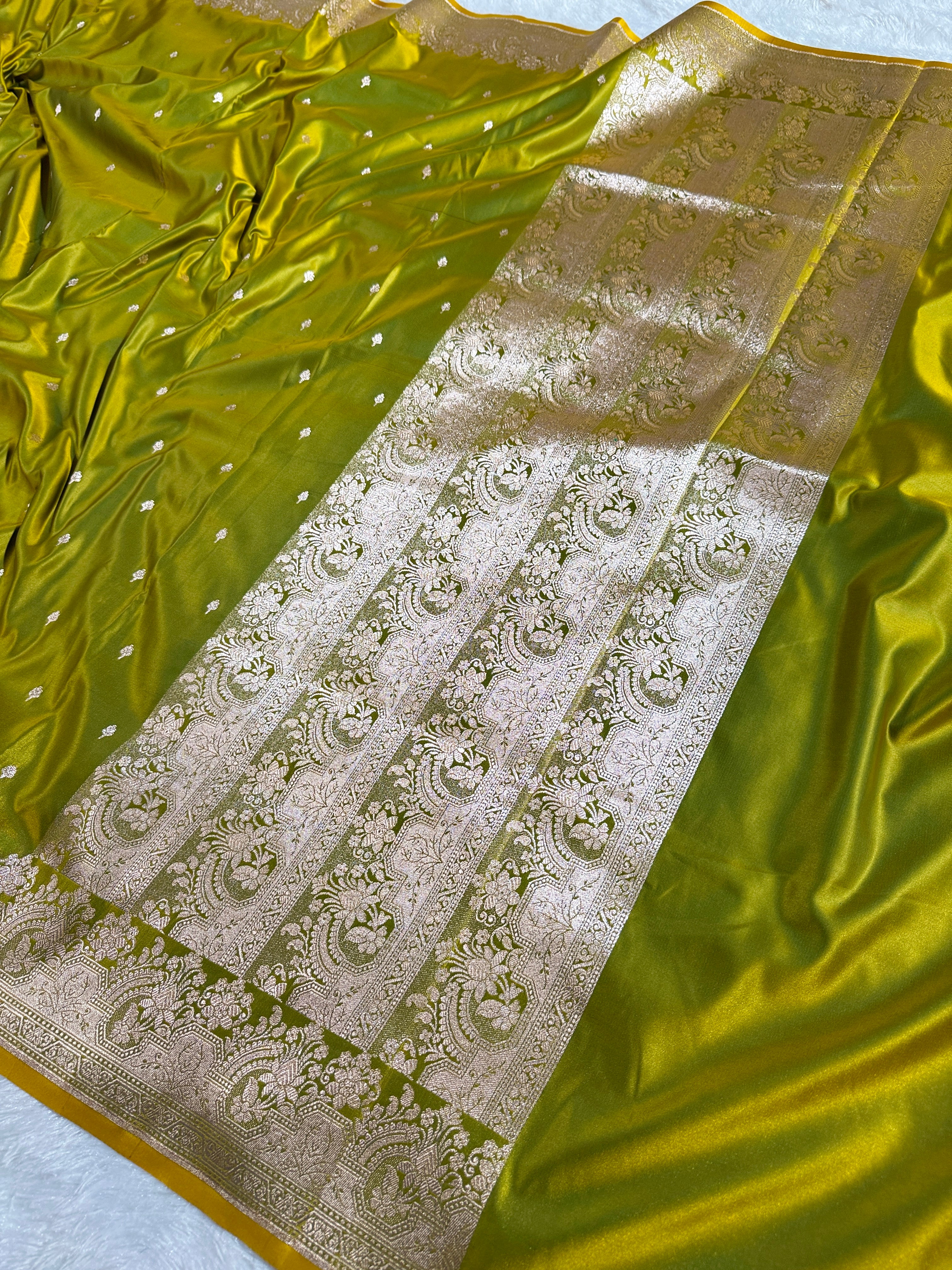 BANARASI MASHRU KATAN SILK SAREE HN537