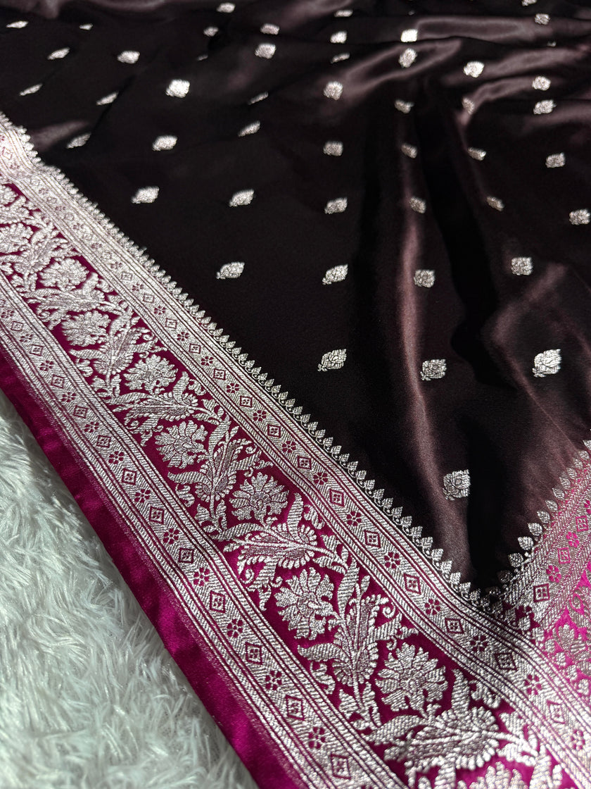BANARASI MASHRU KATAN SILK SAREE HN508