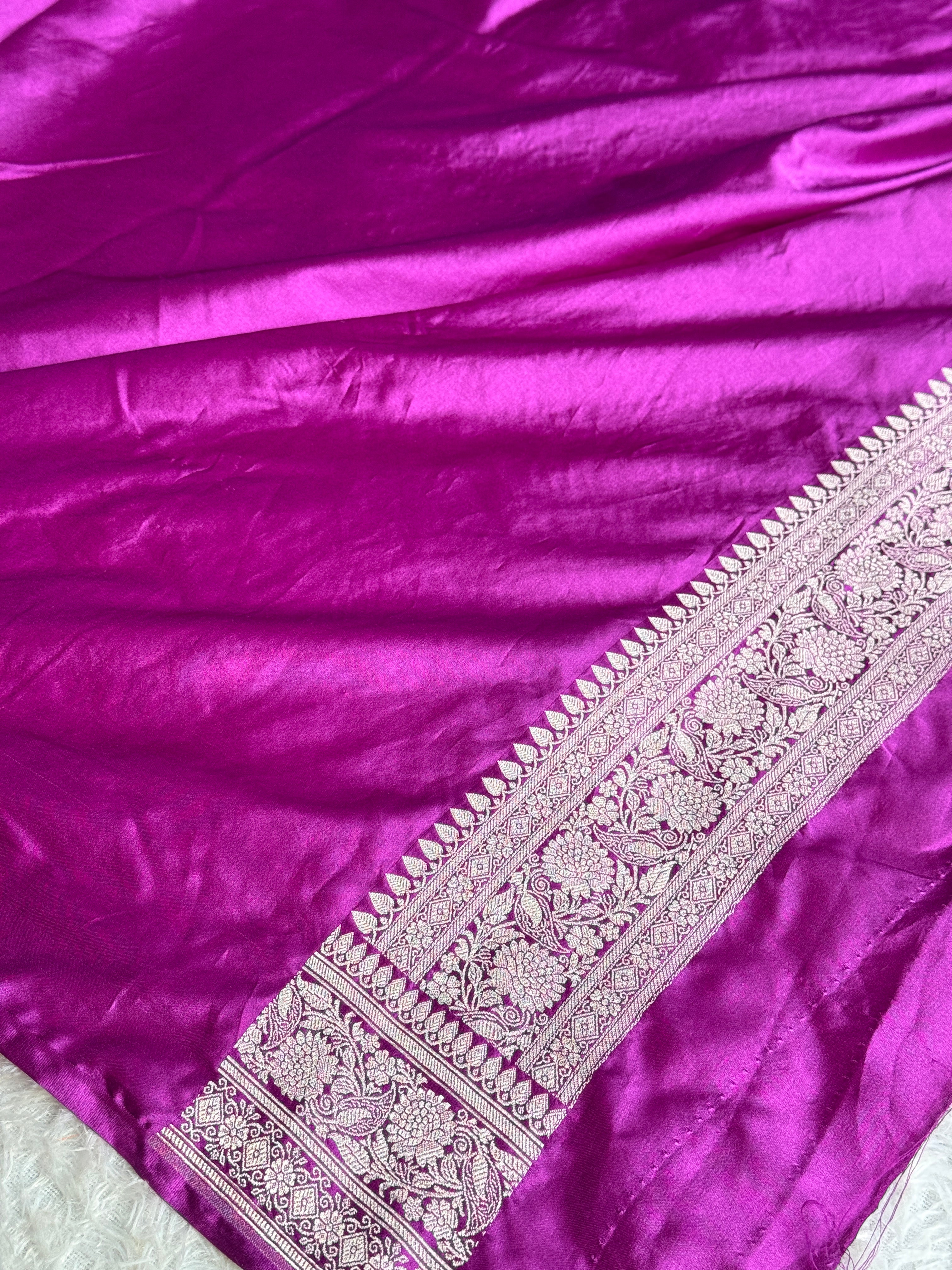 BANARASI MASHRU KATAN SILK SAREE MK066