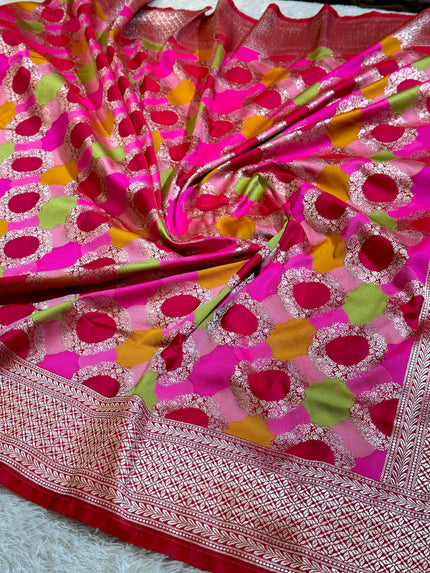 BANARASI MASHRU KATAN SILK SAREE HN516