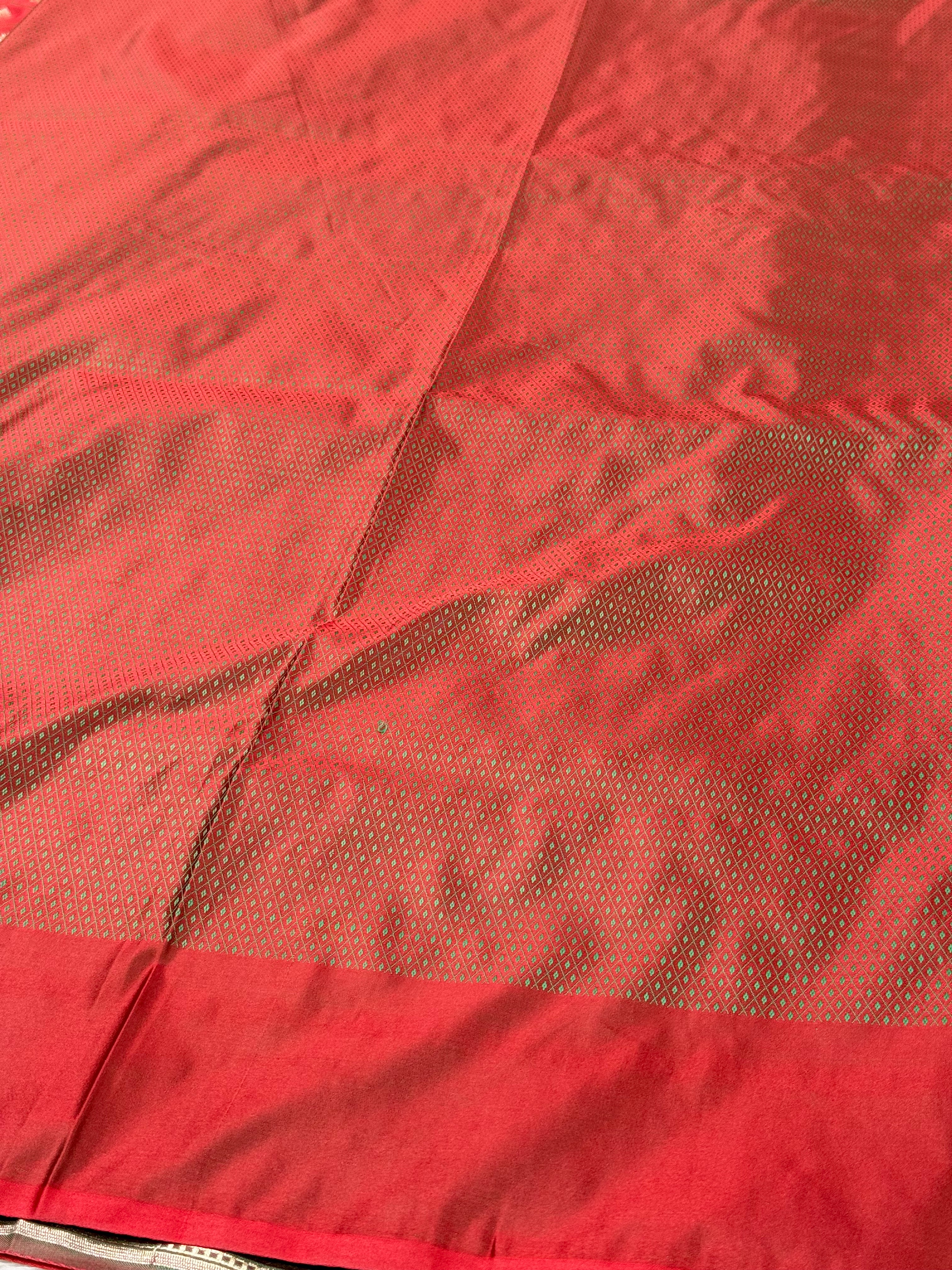 Banarasi mashru katan silk saree tanchui design hn112