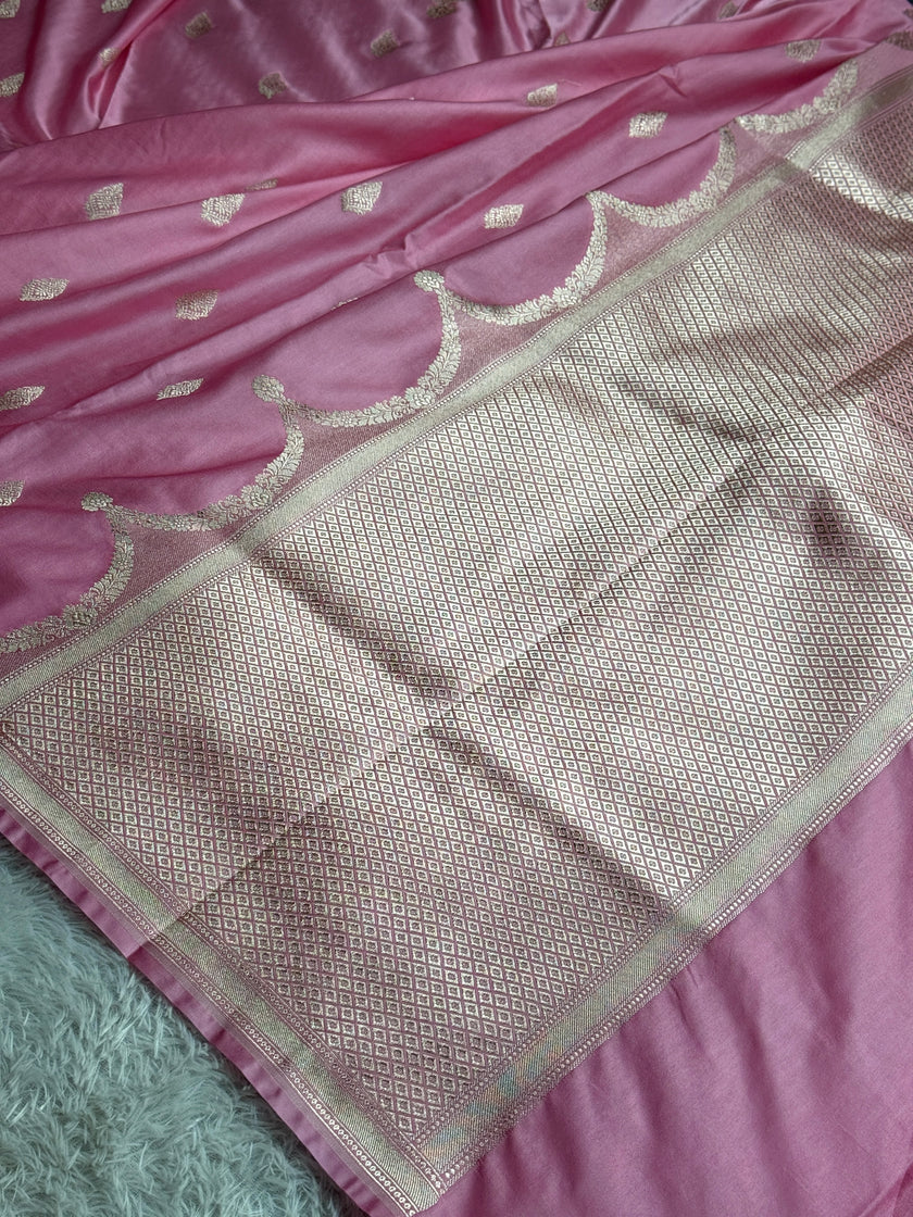BANARASI MASHRU KATAN SILK SAREE HN548