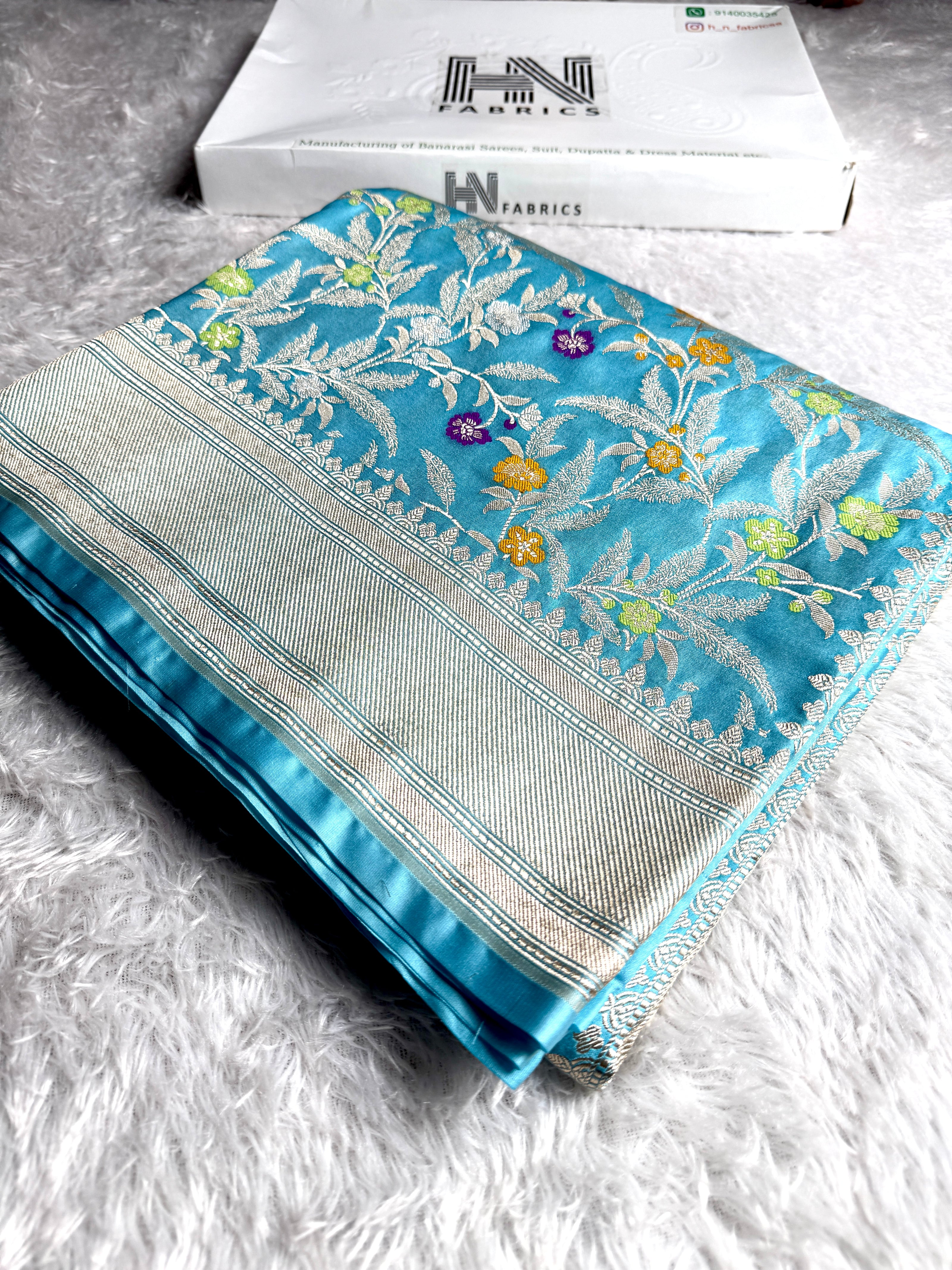 BANARASI MASHRU KATAN SILK SAREE HN119