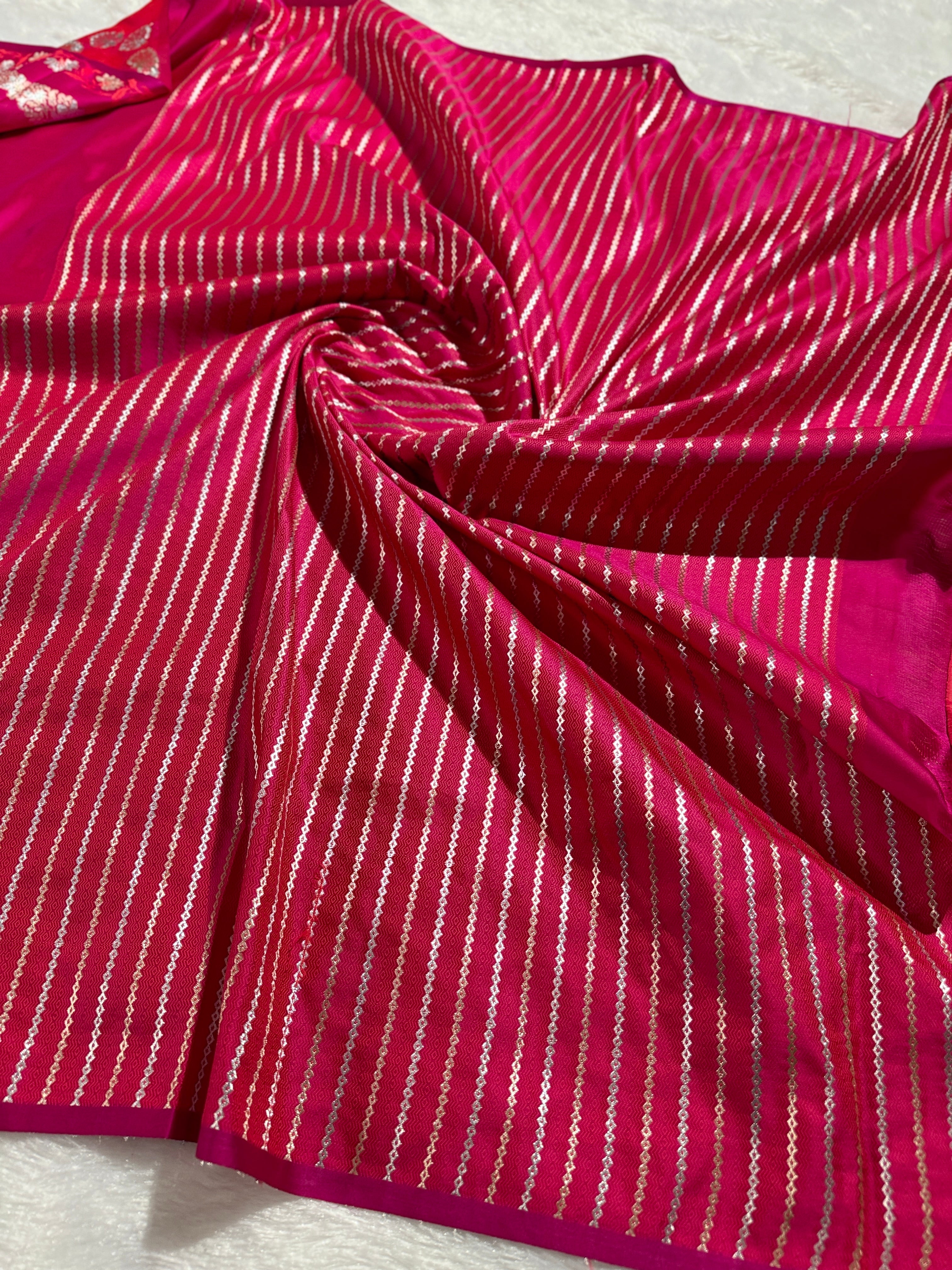 BANARASI MASHRU KATAN SILK SAREE HN541