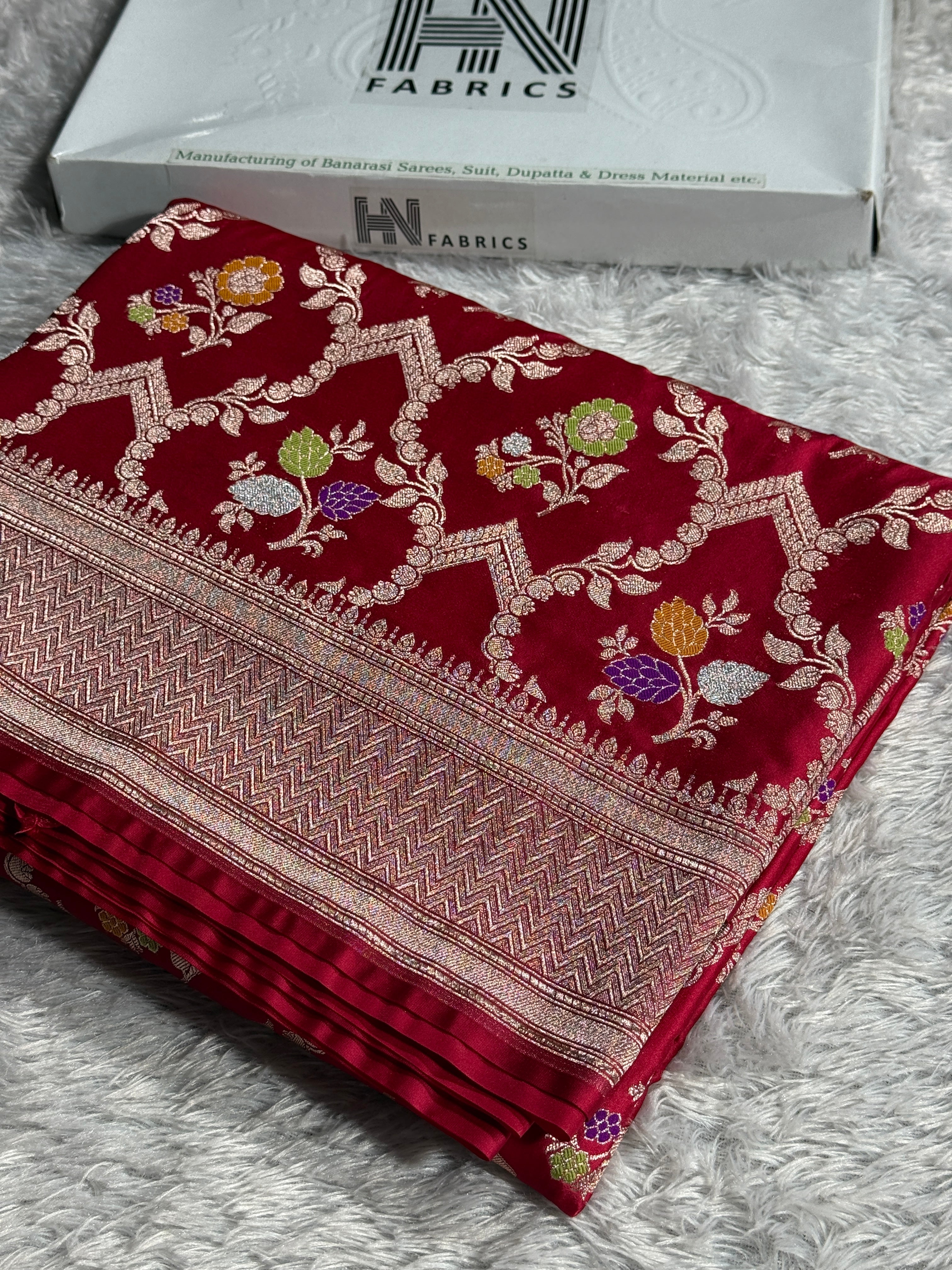 BANARASI MASHRU KATAN SILK SAREE MK024