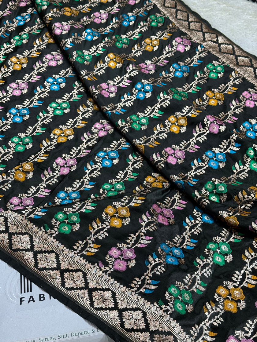 BANARASI MASHRU KATAN SILK SAREE HN900