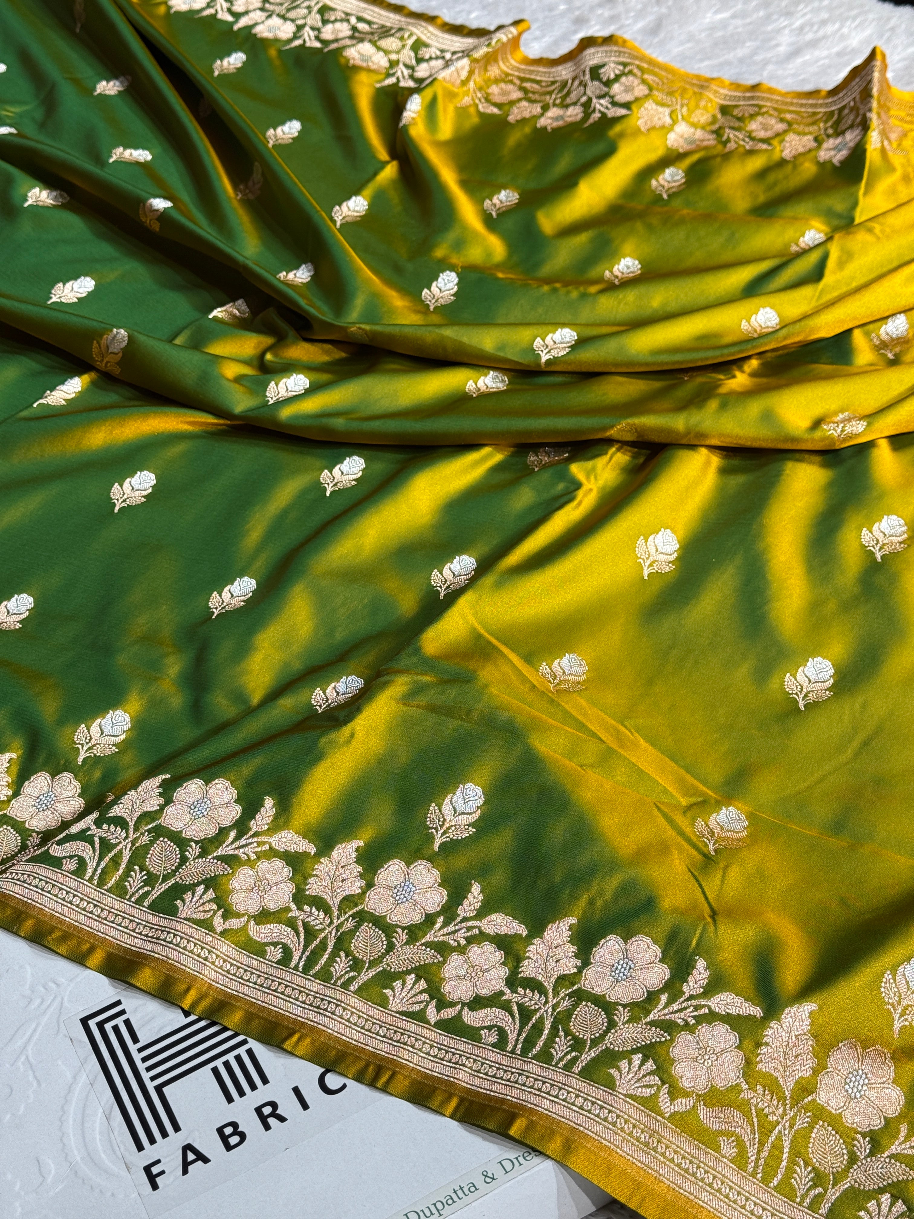 BANARASI MASHRU KATAN SILK SAREE HN572