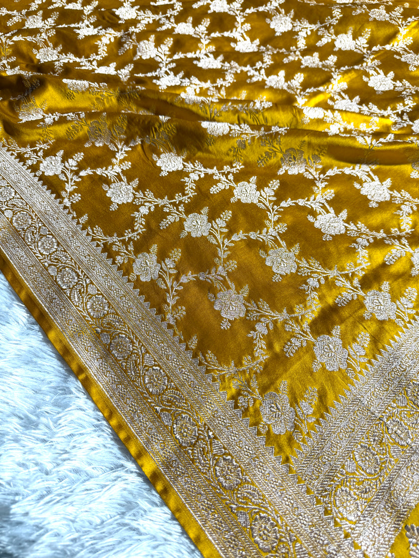 BANARASI MASHRU KATAN SILK SAREE HN380