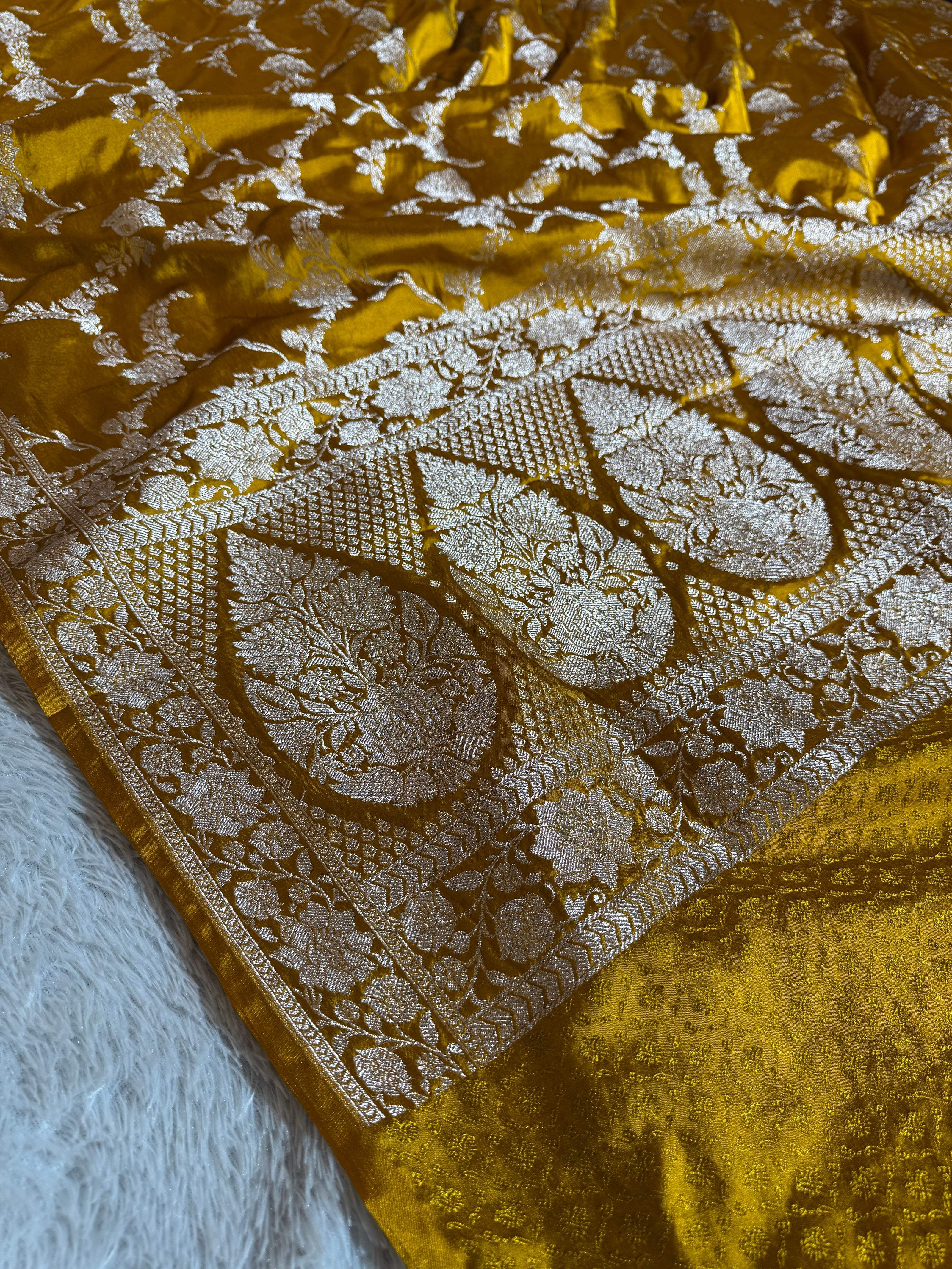 BANARASI MASHRU KATAN SILK SAREE HN514