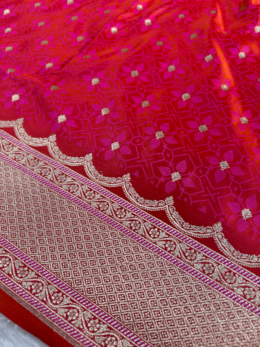 BANARASI MASHRU KATAN SILK SAREE HN535