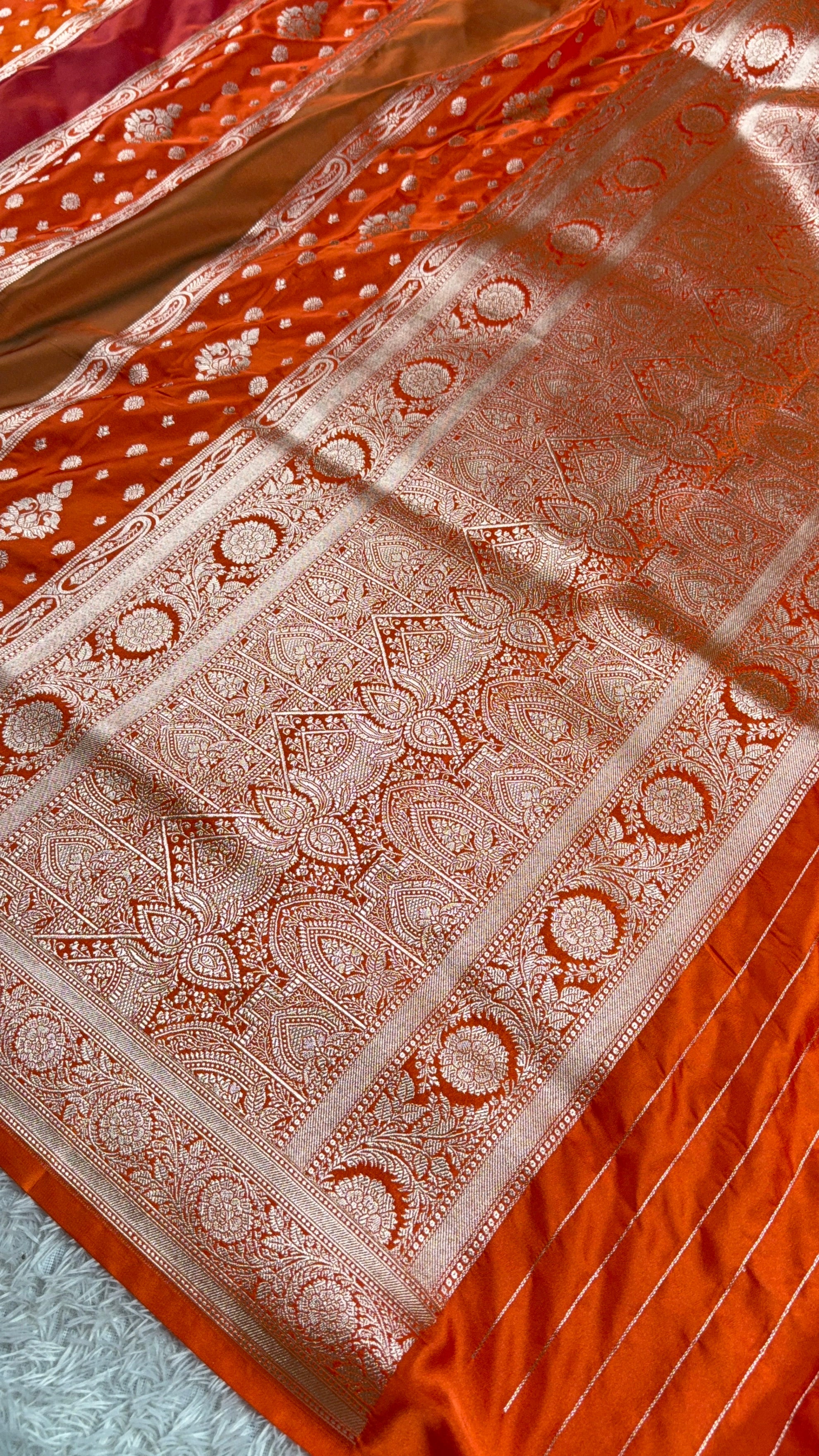 BANARASI MASHRU KATAN SILK SAREE MK012