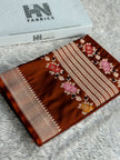 BANARASI MASHRU KATAN SILK SAREE MK071