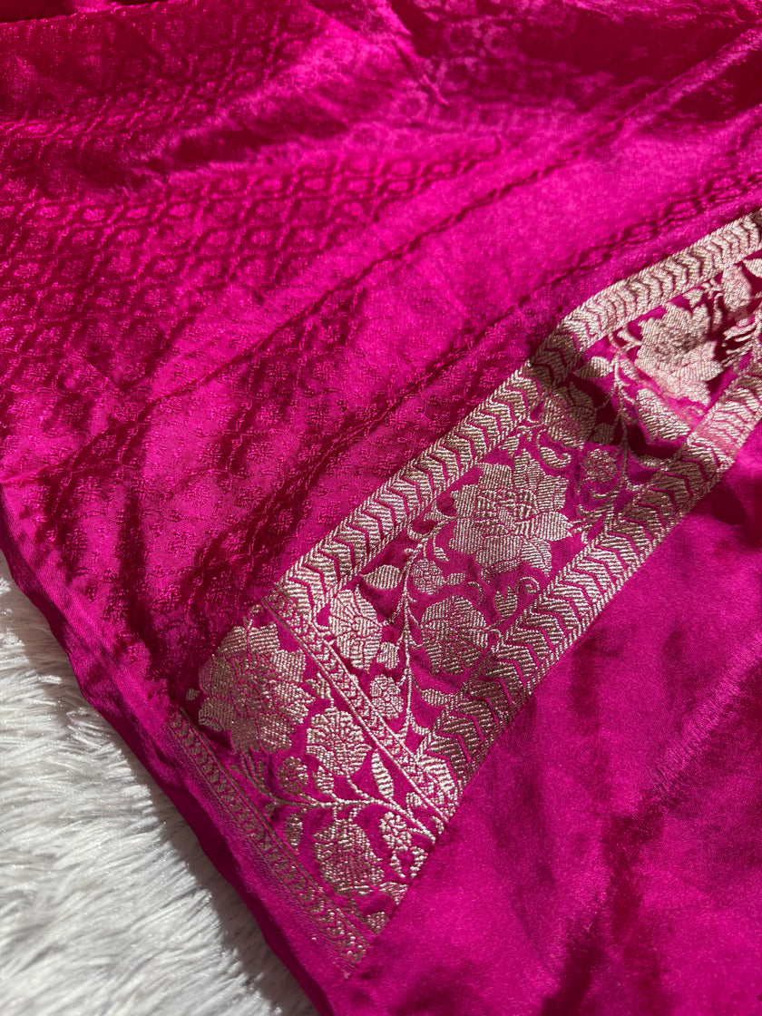 BANARASI MASHRU KATAN SILK SAREE HN514
