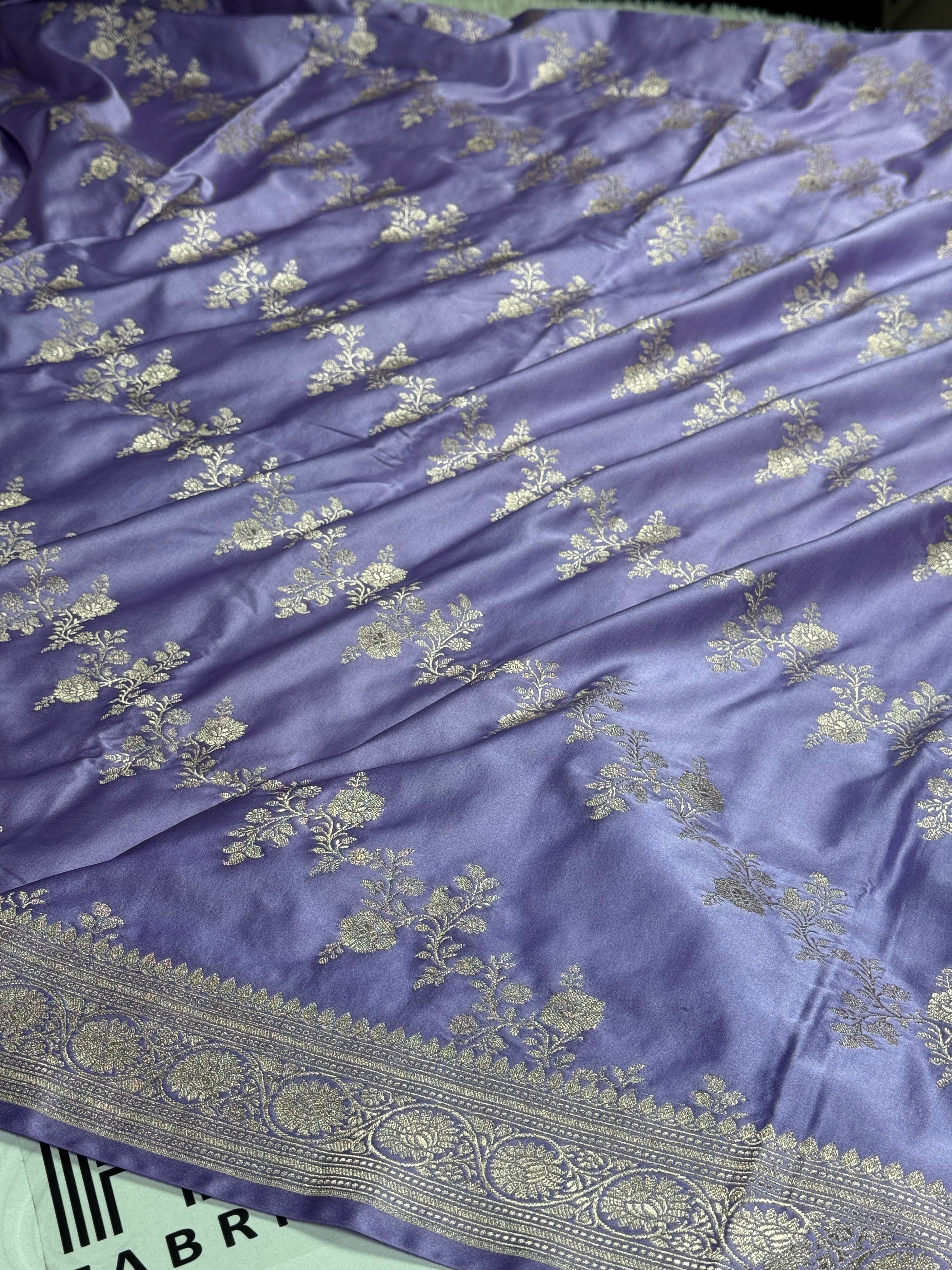 BANARASI MASHRU KATAN SILK SAREE HN580