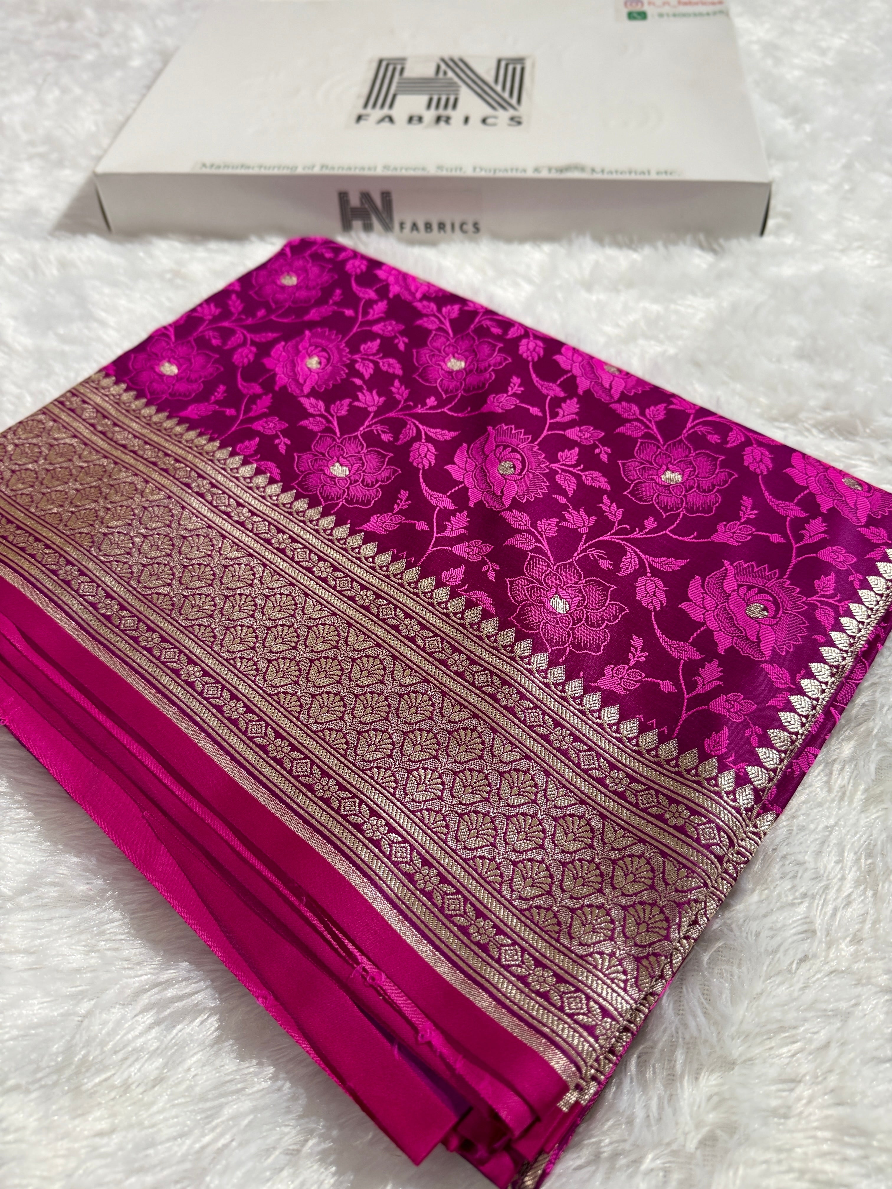 BANARASI MASHRU KATAN SILK SAREE HN531