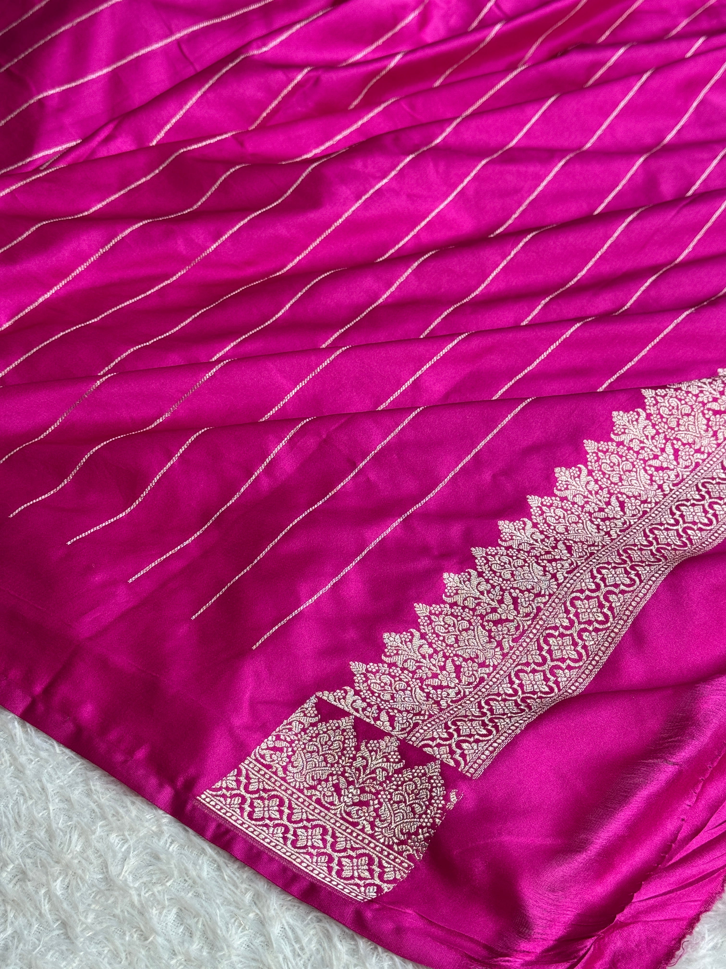 BANARASI MASHRU KATAN SILK SAREE MK 042